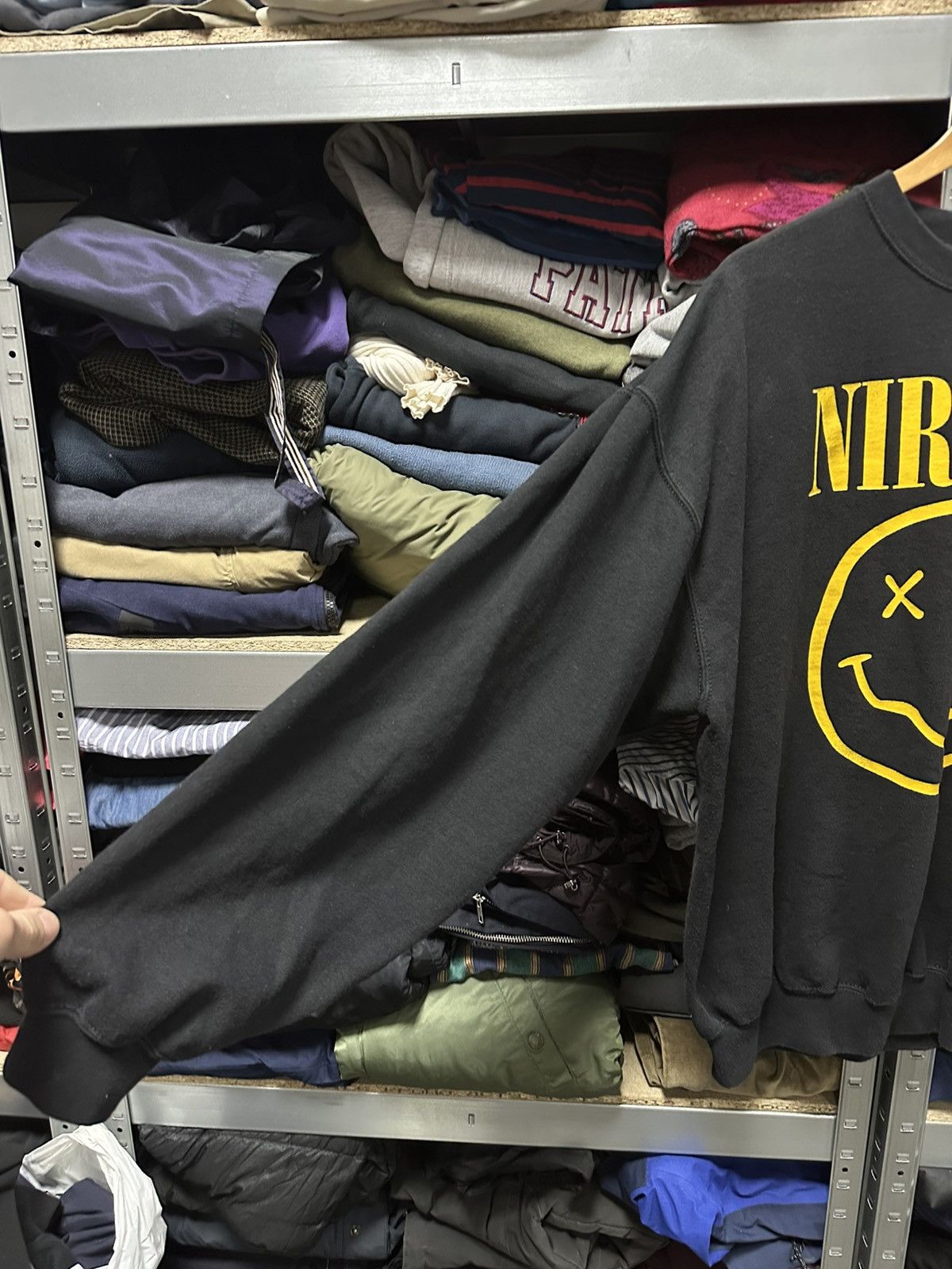 Nirvana Vintage Nirvana Sweatshirt Band Big Logo Pullover Boxy Fit Size US XL / EU 56 / 4 - 6 Thumbnail