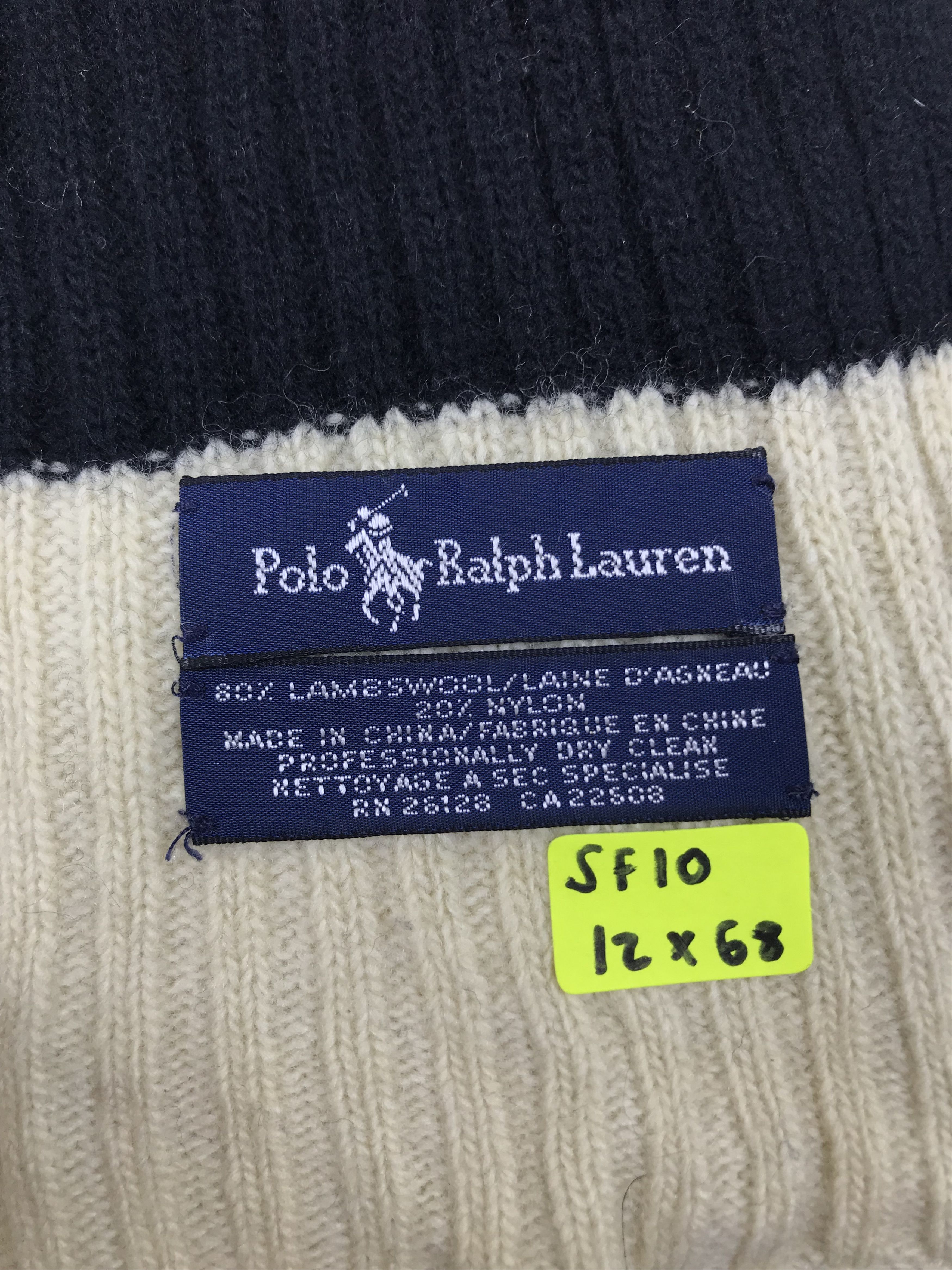 Polo Ralph Lauren Polo Ralph Lauren Knit Scarf / Muffler / Wool Size ONE SIZE - 5 Thumbnail
