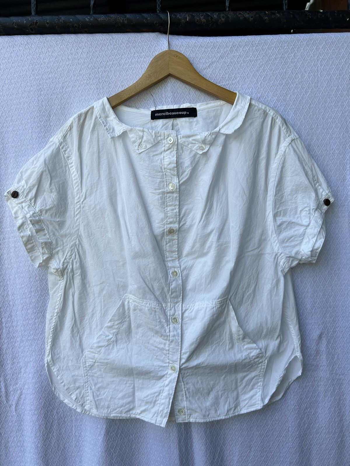 Issey Miyake × Japanese Brand × mercibeaucoup Mercibeaucoup archive shirt Size US M / EU 48-50 / 2 - 1 Thumbnail