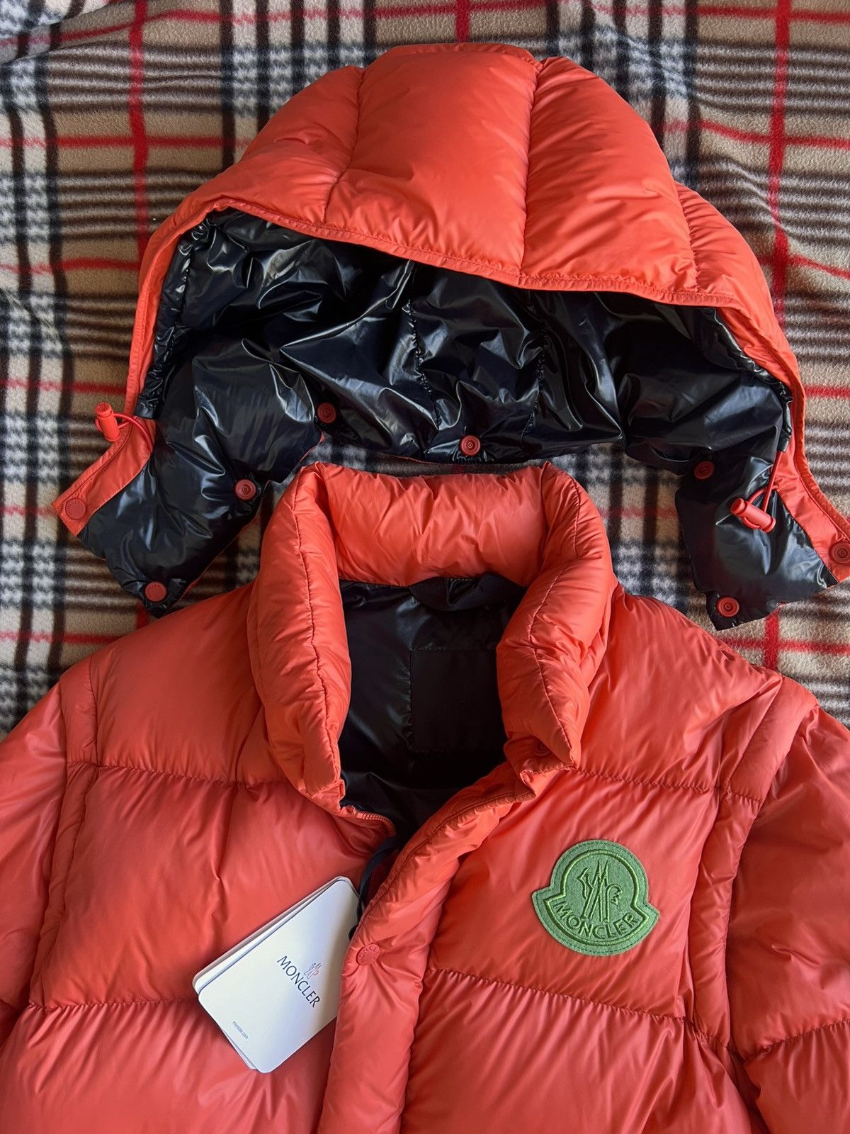 Moncler L Moncler Cyclone Short Down Jacket goose orange vest 2 jn 1 Size US L / EU 52-54 / 3 - 9 Thumbnail