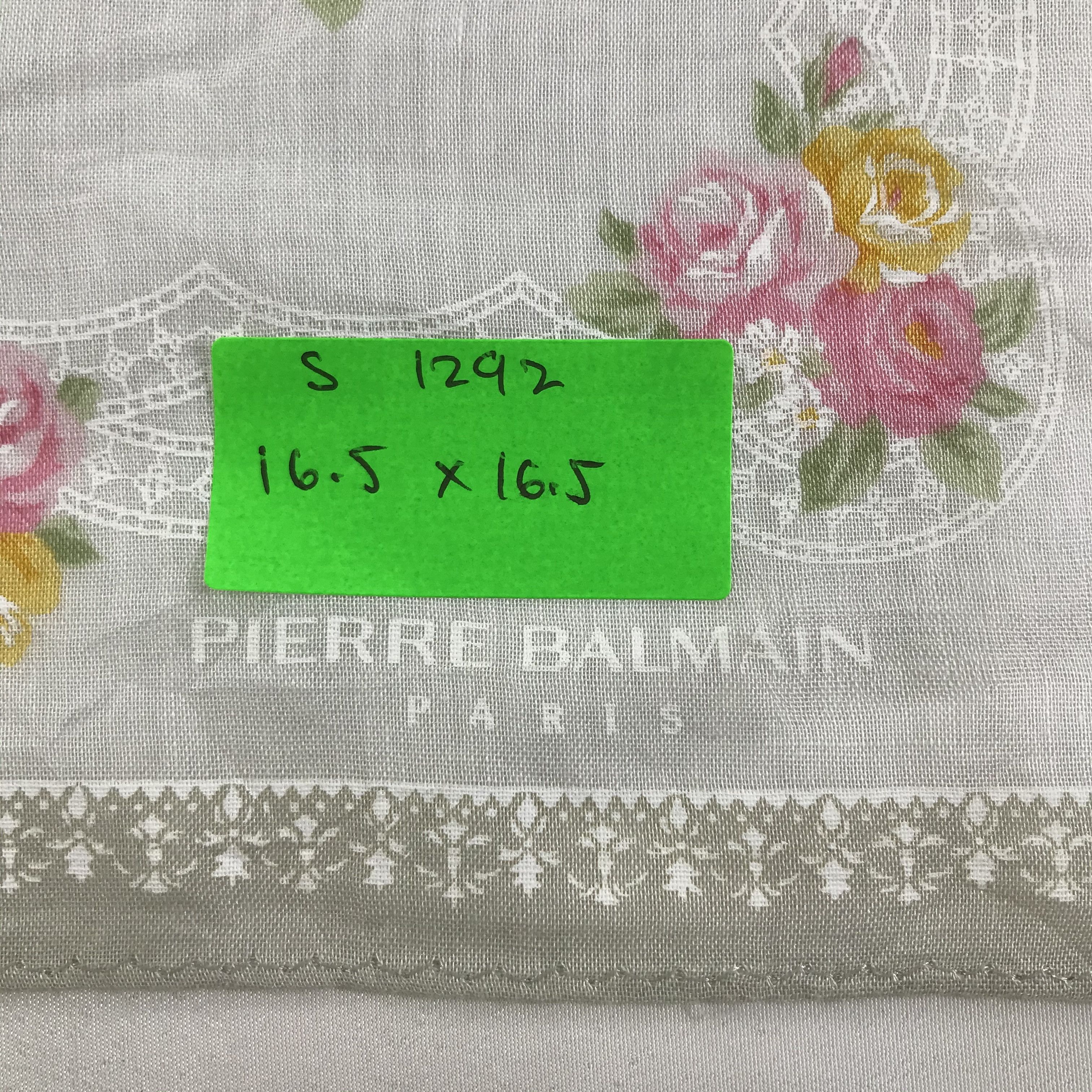 Pierre Balmain × Vintage Pierre Balmain Bandana / Handkerchief / Neckerchief - S1292 Size ONE SIZE - 5 Thumbnail