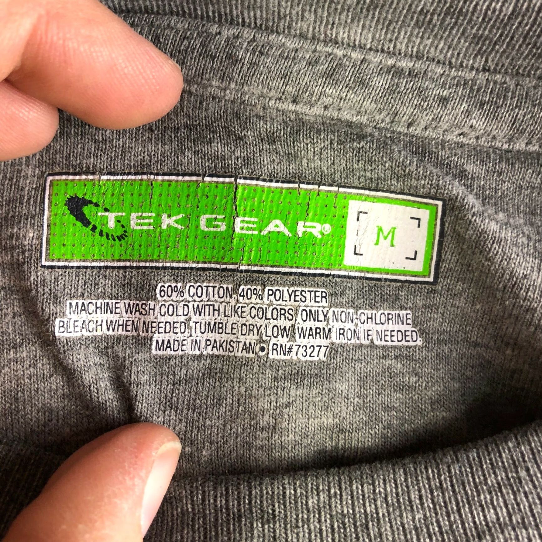 Tek Gear Tek Gear Sweatshirt Mens Medium Gray Long Sleeve Crew Neck Pullover Size US M / EU 48-50 / 2 - 4 Thumbnail
