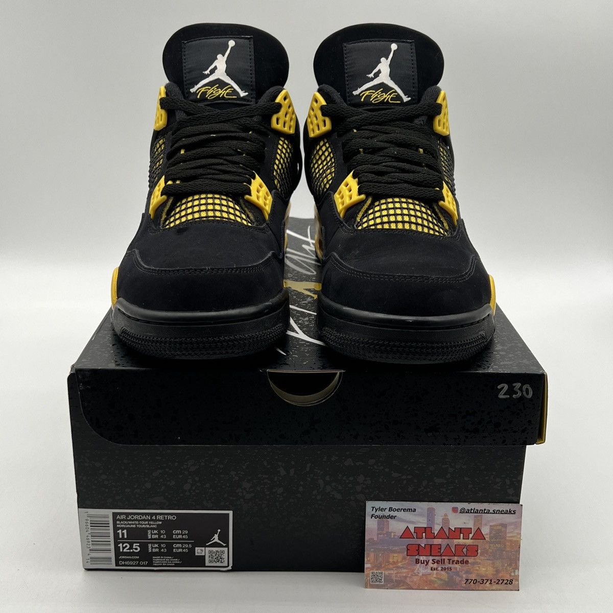 Jordan Brand Air Jordan 4 Thunder Size US 11 / EU 44 - 2 Thumbnail