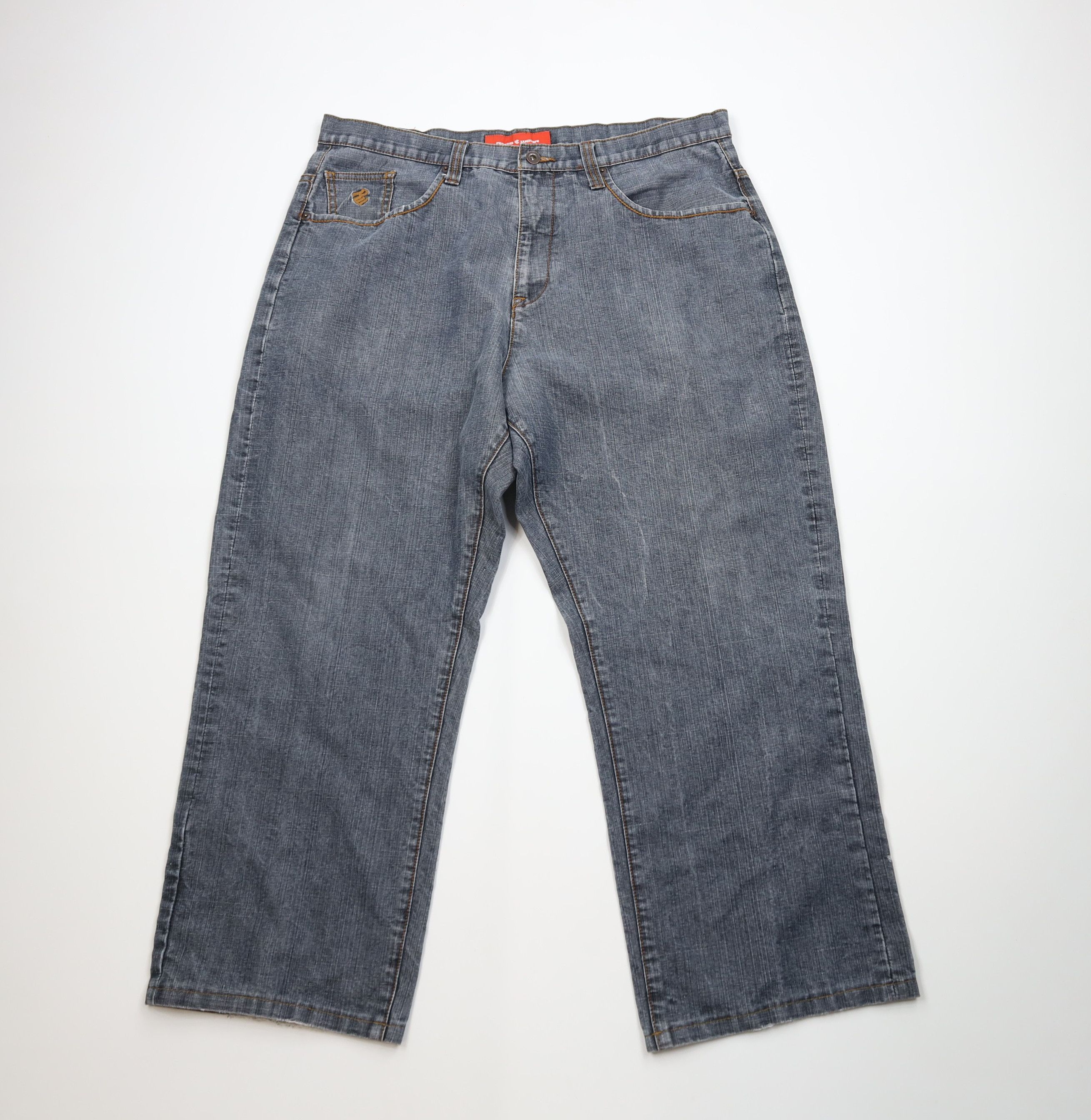 Vintage Rocawear Chain Stitch Baggy Wide Leg Denim Jeans
