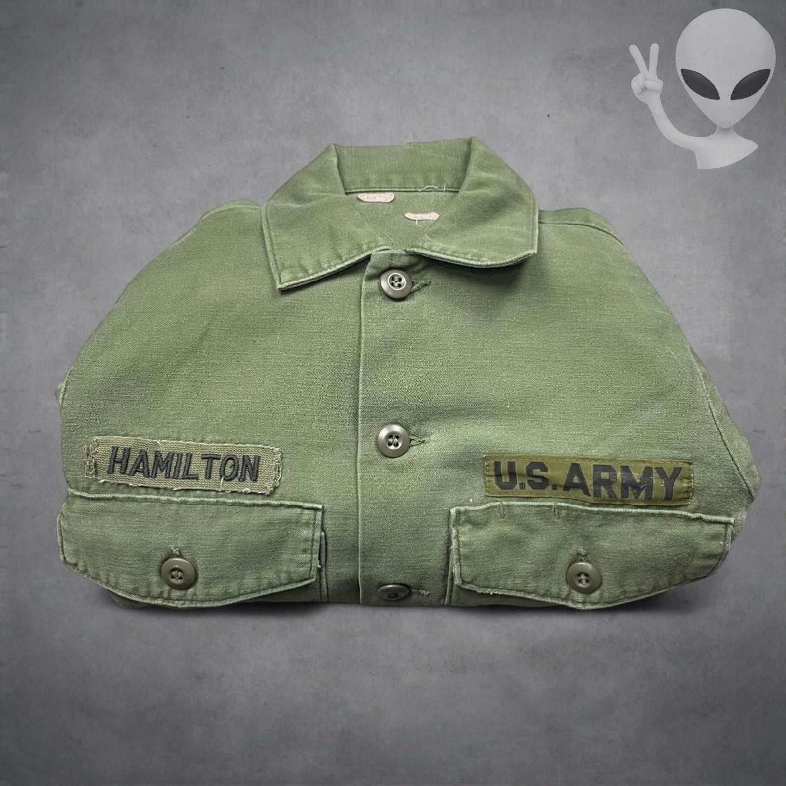 Other Vietnam War US Army OG-107 Type III Utility Shirt Medium Size US M / EU 48-50 / 2 - 8 Thumbnail