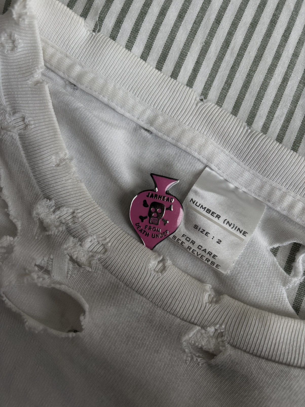 Number (N)ine number (n)ine ss02 modern age destroyed long sleeve Size US M / EU 48-50 / 2 - 7 Thumbnail