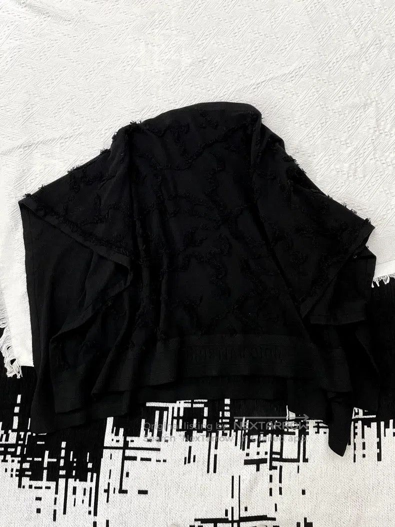 Dior Dior Black tassel cloak coat Size XS / US 0-2 / IT 36-38 - 3 Thumbnail