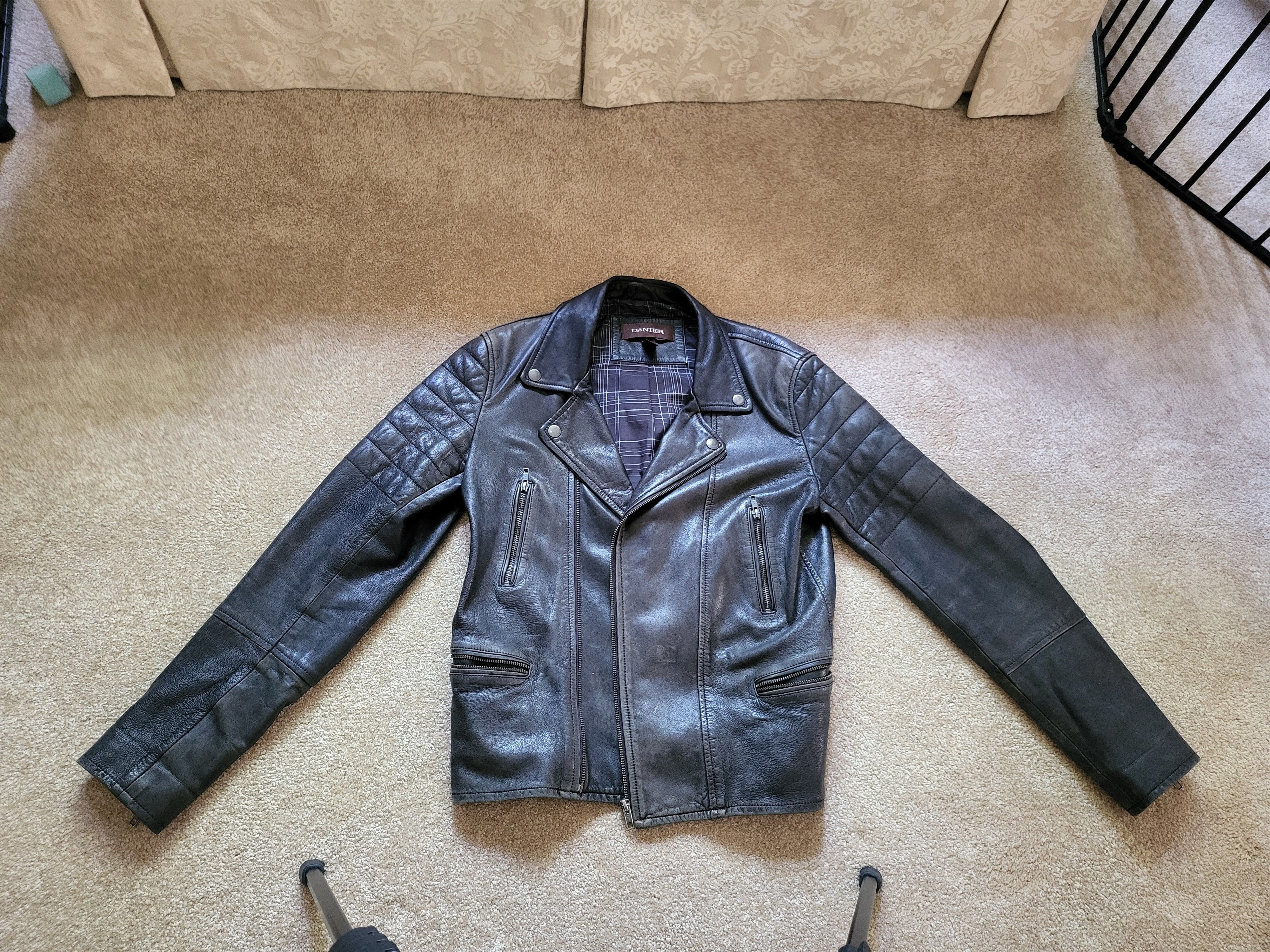 Danier Vintage Danier Calfskin Leather Motorcycle Jacket Size US XS / EU 42 / 0 - 1 Thumbnail
