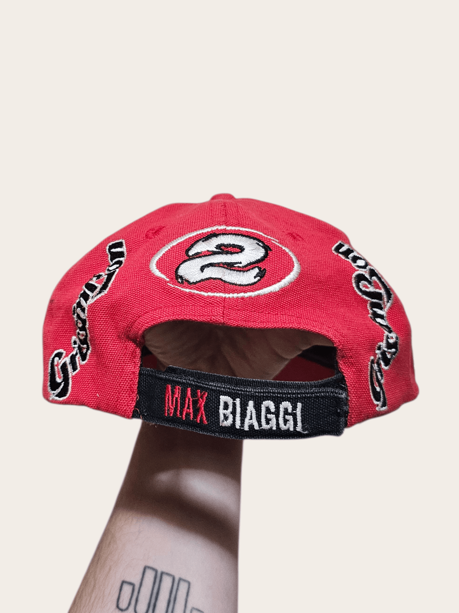 Yamaha Max Biaggi Vintage Yamaha Grand Prix Hat Size ONE SIZE - 4 Thumbnail