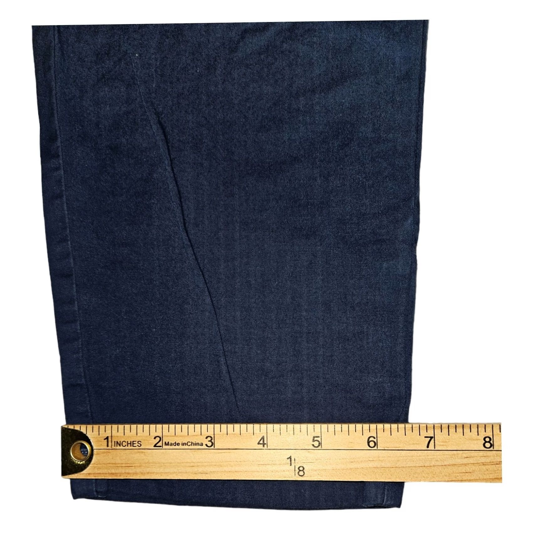 Bonobos Bonobos Pants Women Medium Short Navy Blue Elastic Waistband Draw String Chino Straight Pockets 26 Inseam Regular Rise Mid Size 32" / US 10 / IT 46 - 6 Thumbnail