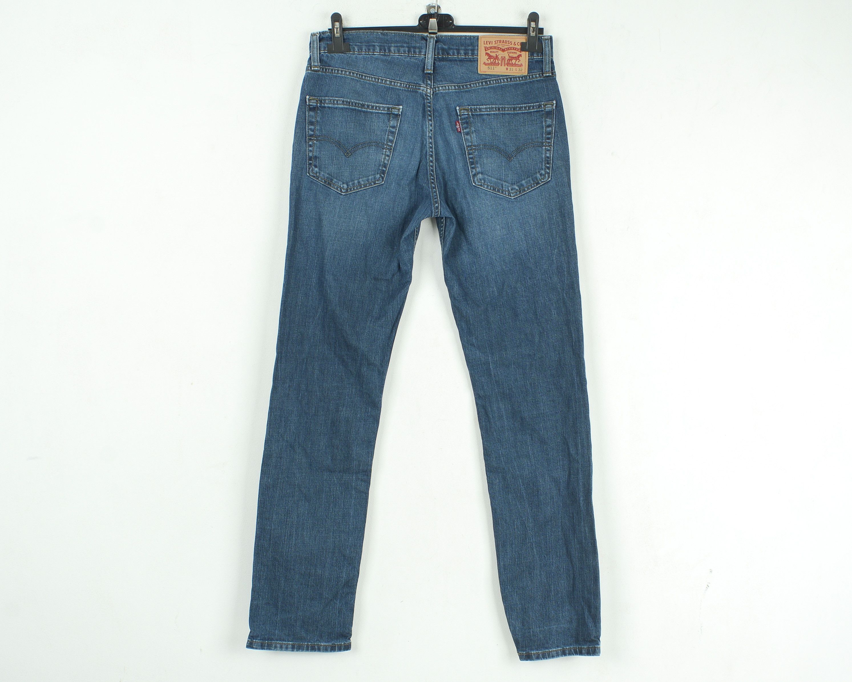 Levi's 511 Vintage W31 L32 Slim Fit Straight Jeans Denim Pants y2k Size US 31 - 3 Thumbnail