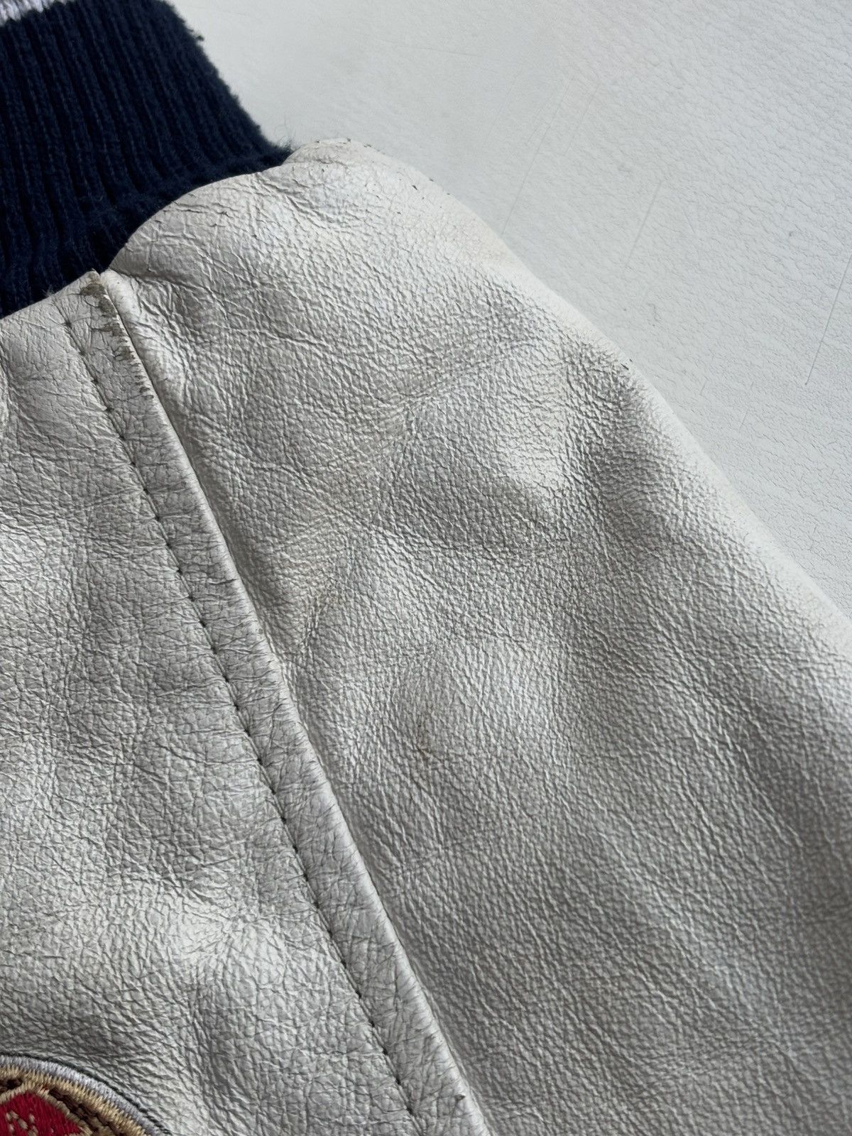 MLB × New York Yankees × Vintage VINTAGE NEW YORK YANKEES WORLD SERIES WOOL/LEATHER JACKET Size US M / EU 48-50 / 2 - 7 Thumbnail