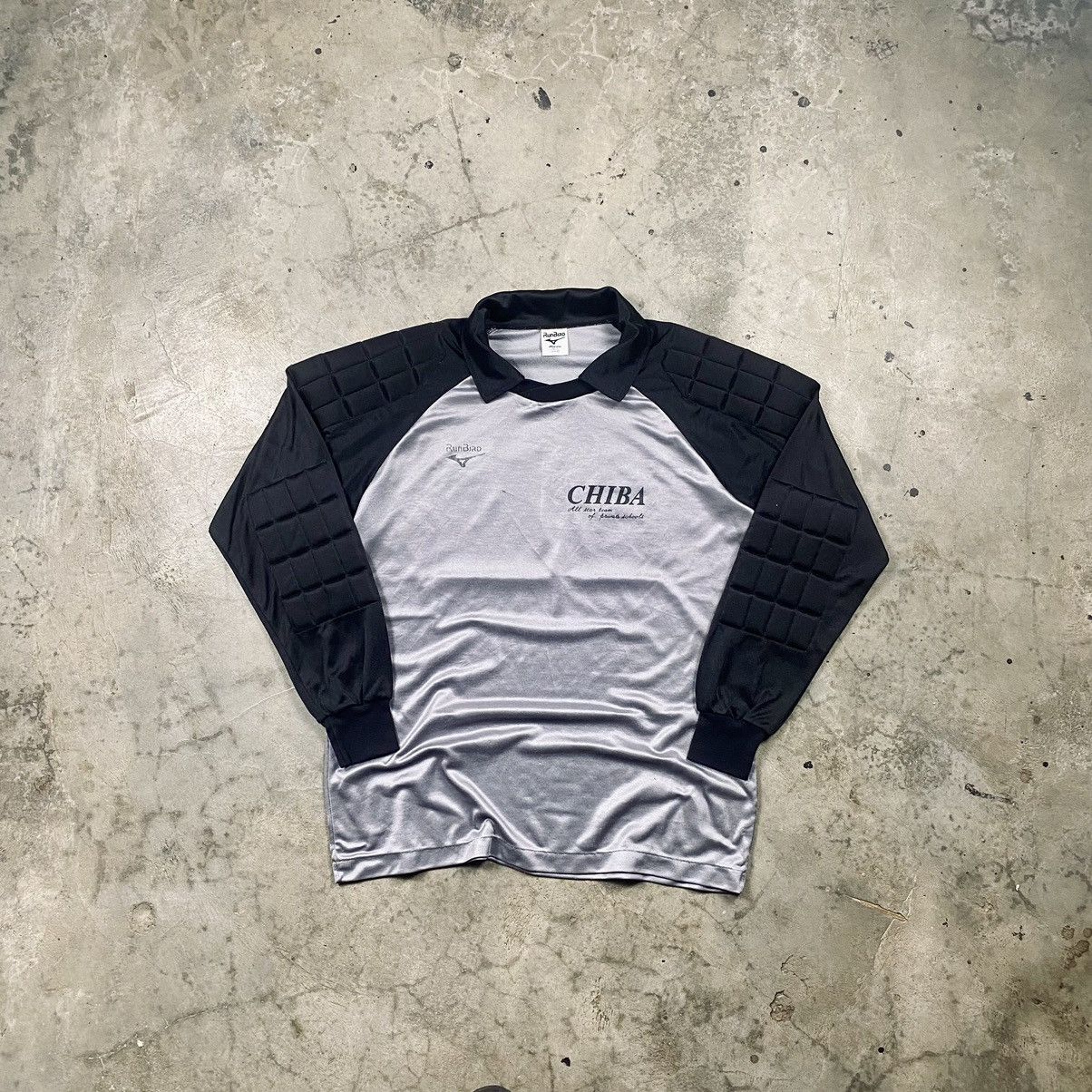 Japanese Brand × Mizuno Grail 90s Mizuno Runbird Goalkeeper Chiba Jersey Size US L / EU 52-54 / 3 - 1 Thumbnail