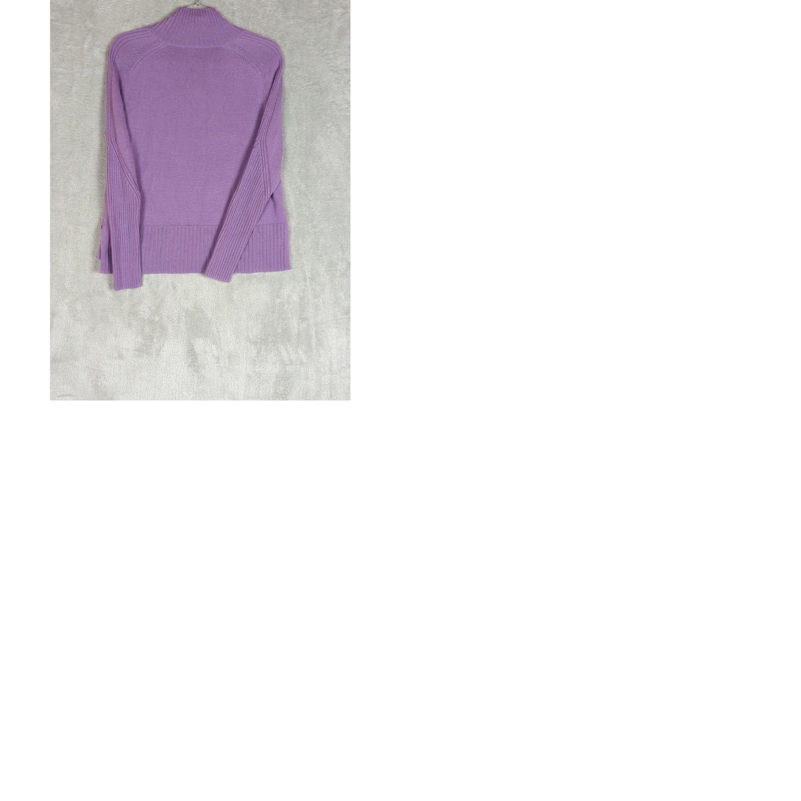 Nordstrom Nordstrom Wool Blend Funnel Neck Boxy Sweater XS Lavender/Purple Women Pullover Long Sleeve Cozy Winter Oversized Knit Pattern Solid) Size XS / US 0-2 / IT 36-38 - 9 Thumbnail
