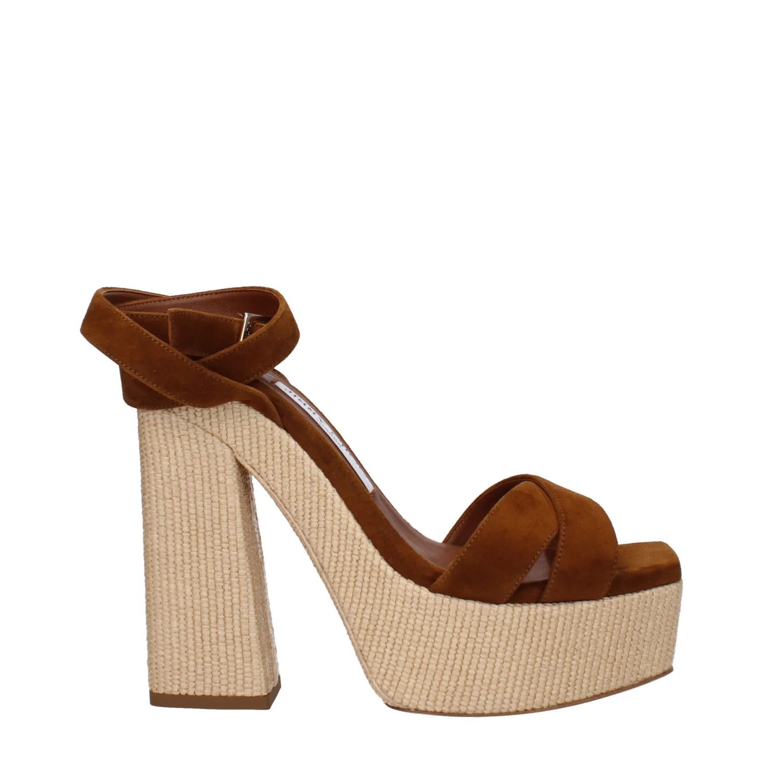 Jimmy Choo ob1o1e1124 Suede Sandals in Brown Size US 11 / IT 41 - 1 Thumbnail