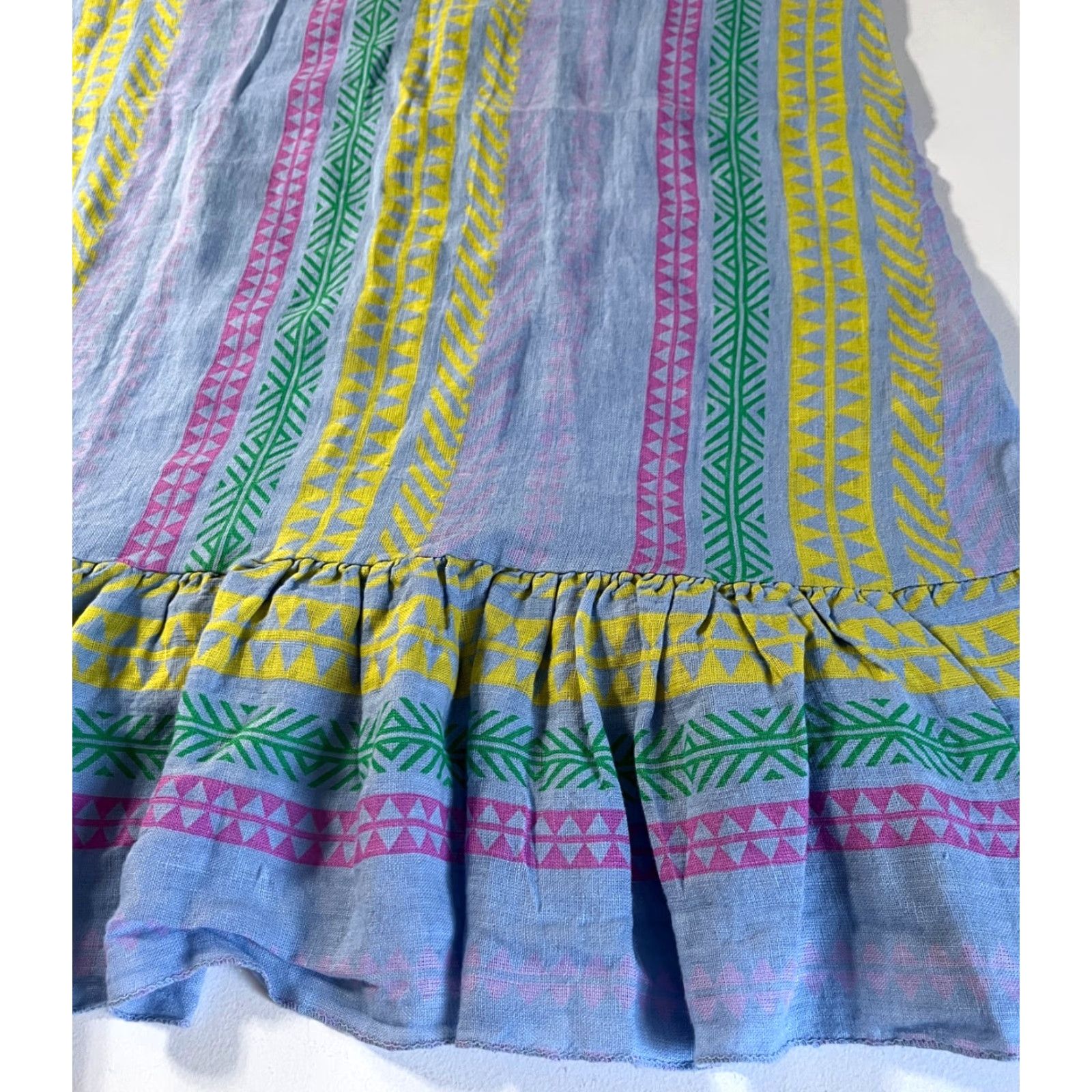 Vintage NWT Bellambra Sundress Striped Linen Midi Dress Made in Italy S Womens Size S / US 4 / IT 40 - 7 Thumbnail