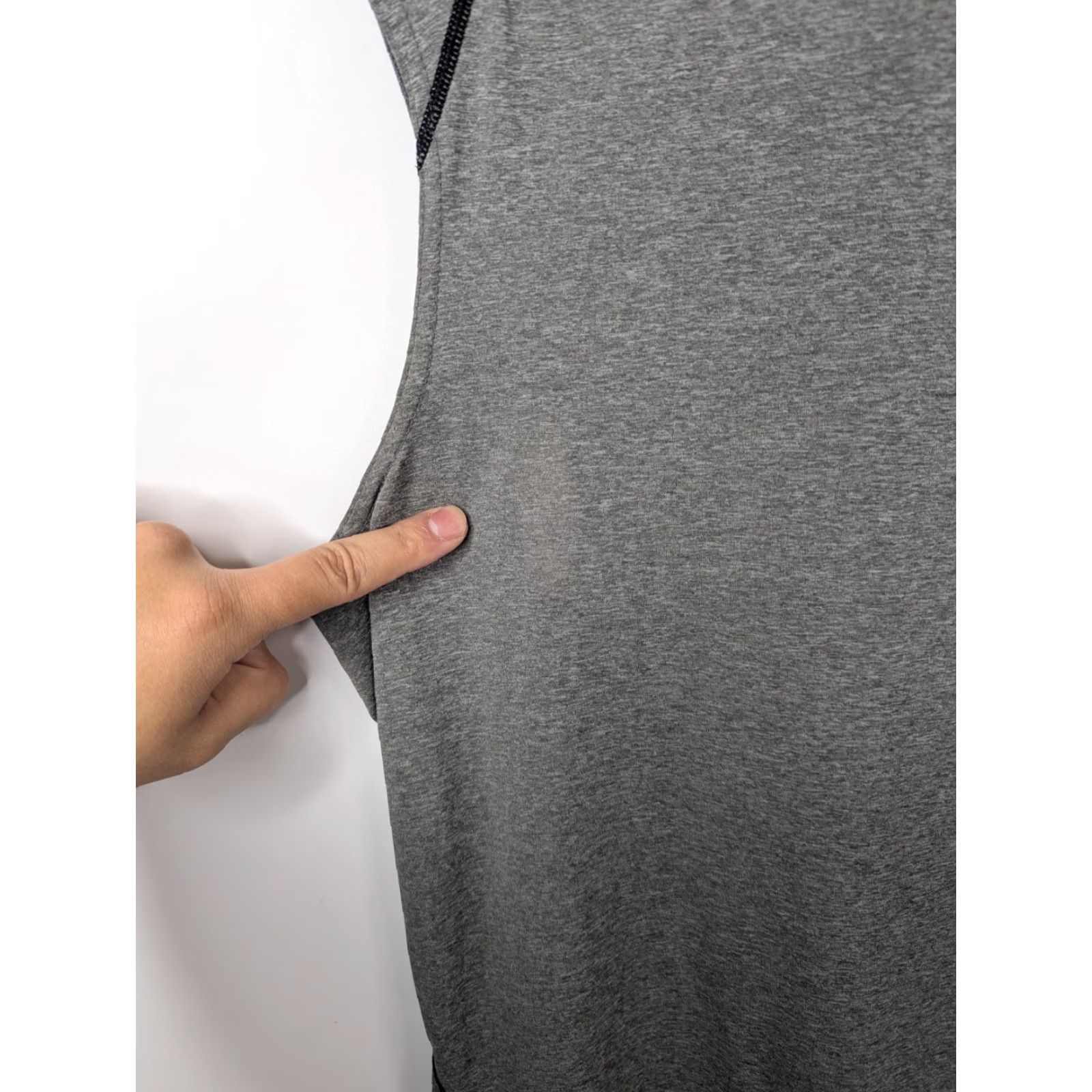 Nike Nike Pro Tank Top Men's Large Sleeveless DriFit Athletic Shirt 703102-091 Gray Pro Size US L / EU 52-54 / 3 - 2 Thumbnail