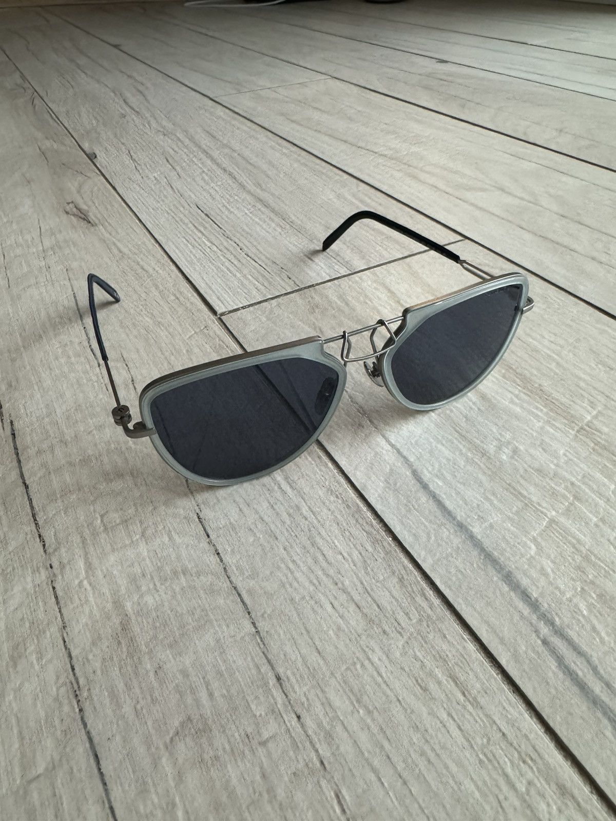 Calvin Klein 205W39NYC DS! Calvin Klein 205W39NYC CKNYC 1874S Titanium Sunglasses Size ONE SIZE - 3 Thumbnail