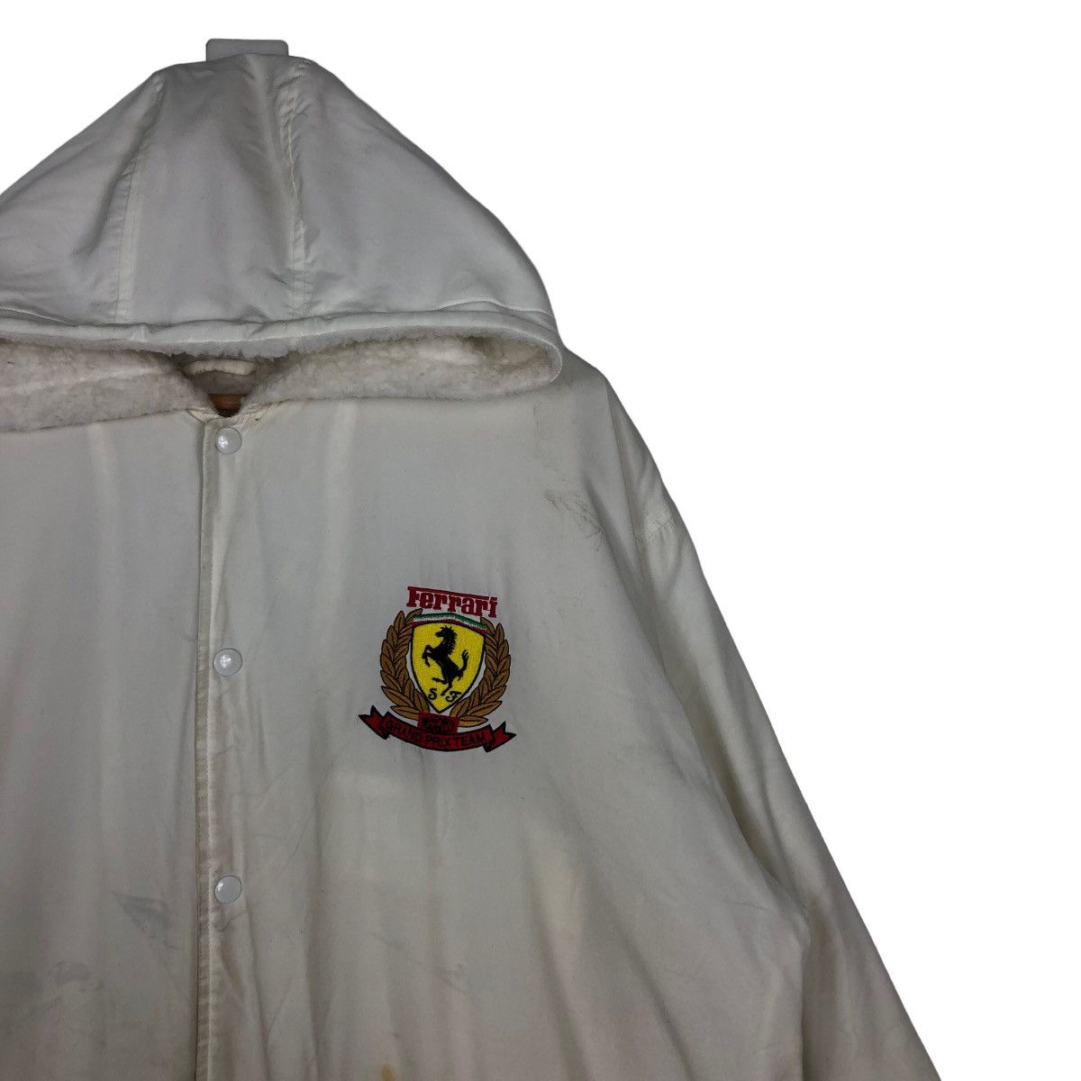Japanese Brand 🔥Long Jacket Coach Hoodie Big Logo Magneti Marelli Ferrari Size US L / EU 52-54 / 3 - 7 Thumbnail
