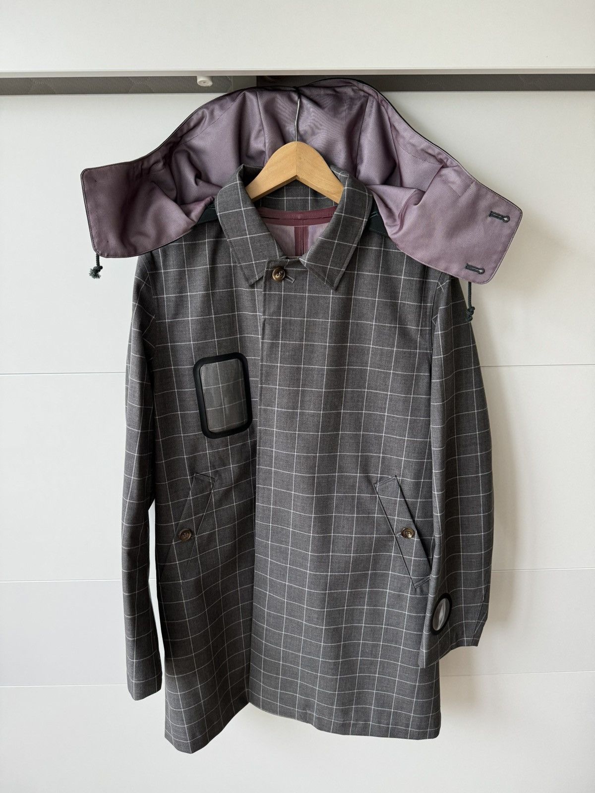 Undercover [3] T/Wpen Windowpane Coat in Grey (AW15) Size US L / EU 52-54 / 3 - 17 Thumbnail