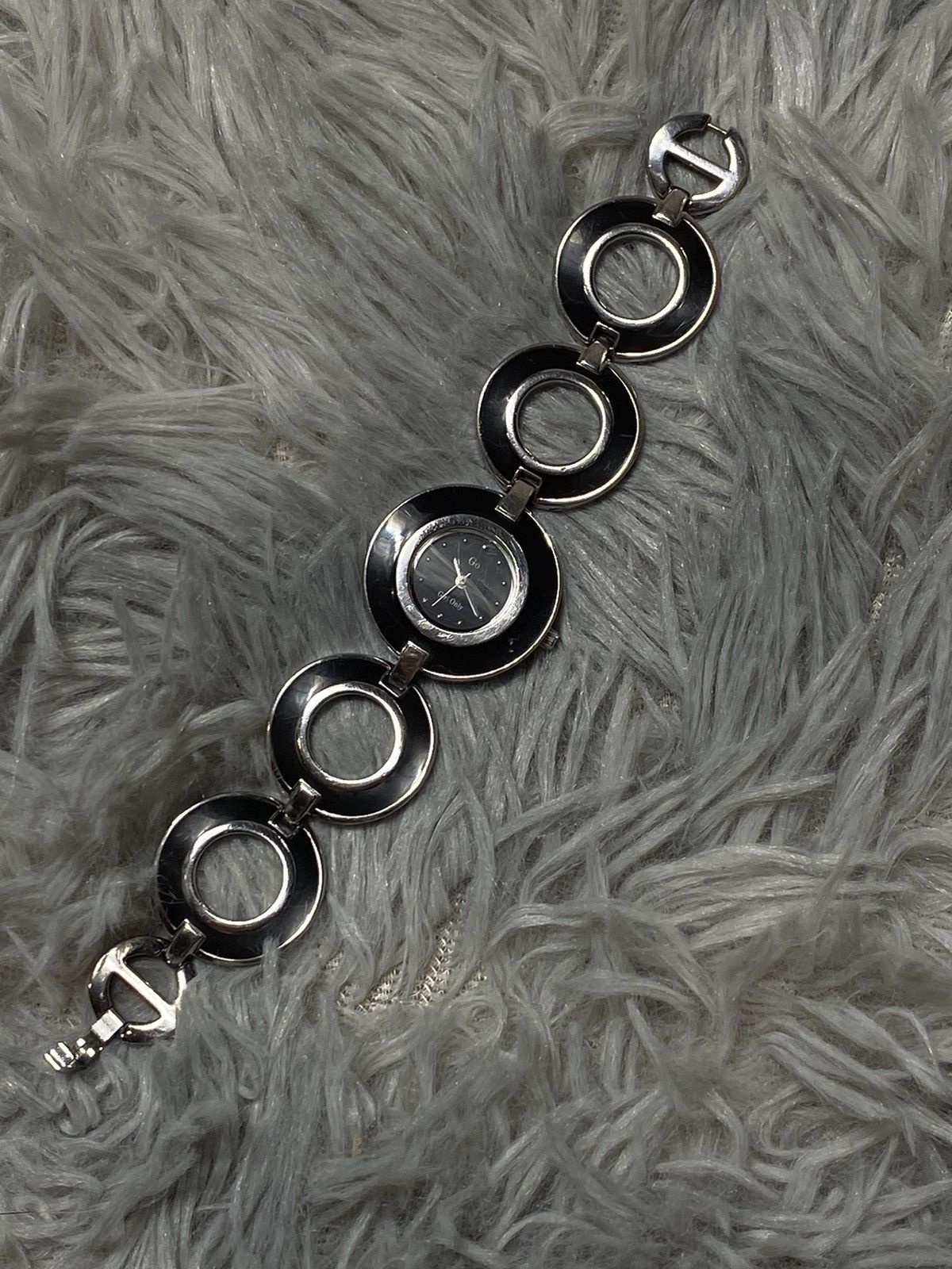 Hysteric Glamour Bold Circle-Link Bracelet Watch - Elegant Design Size ONE SIZE - 5 Thumbnail