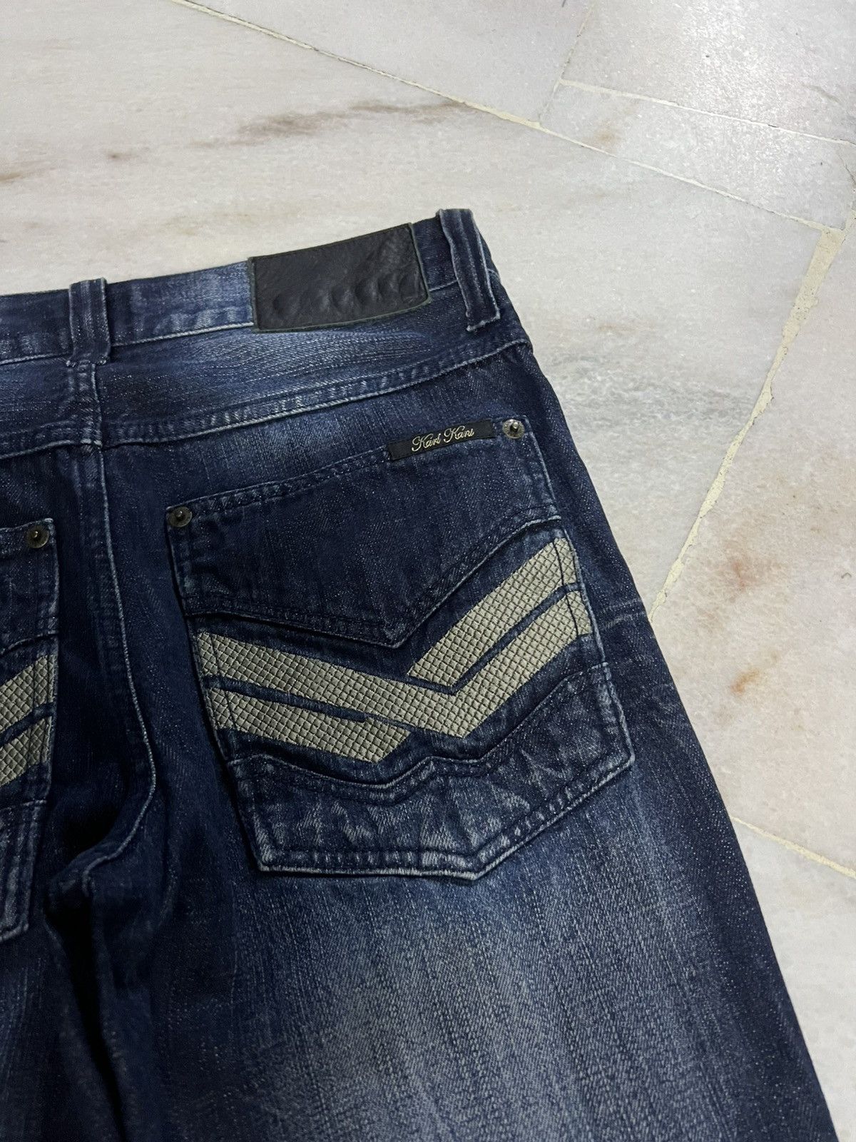 Japanese Brand 💥Vintage 90’s Style Karl Kani Double Knee Distress Jean Size US 30 / EU 46 - 12 Thumbnail
