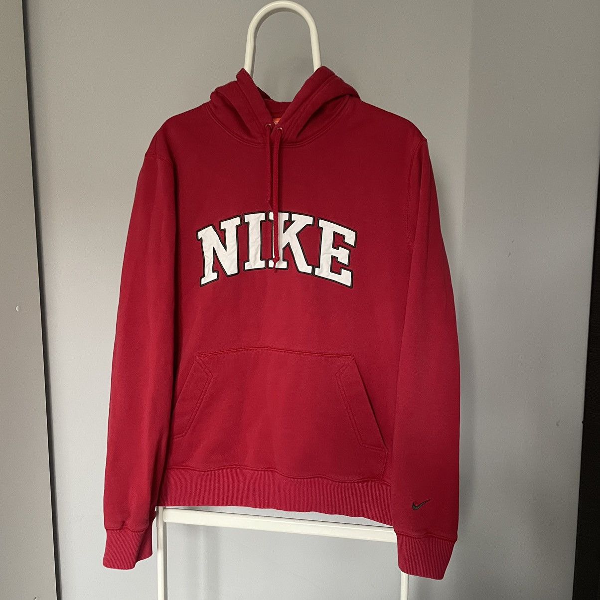 Nike × Vintage Nike hoodie big logo y2k sportswear rare casual drill Size US M / EU 48-50 / 2 - 9 Thumbnail