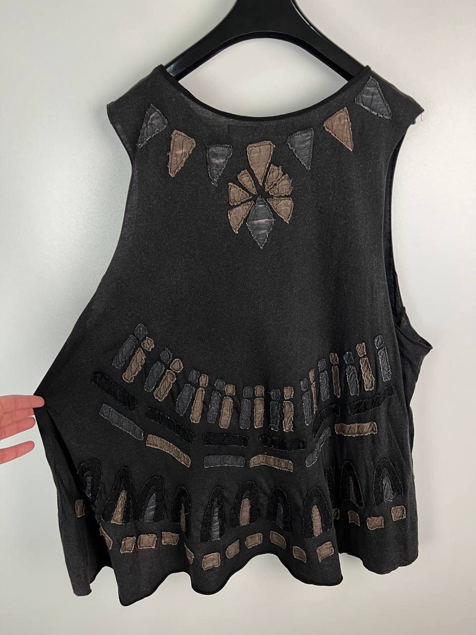 Allsaints Allsaints pipali vest avant Gard vintage woman size US 2 Size XS / US 0-2 / IT 36-38 - 7 Thumbnail