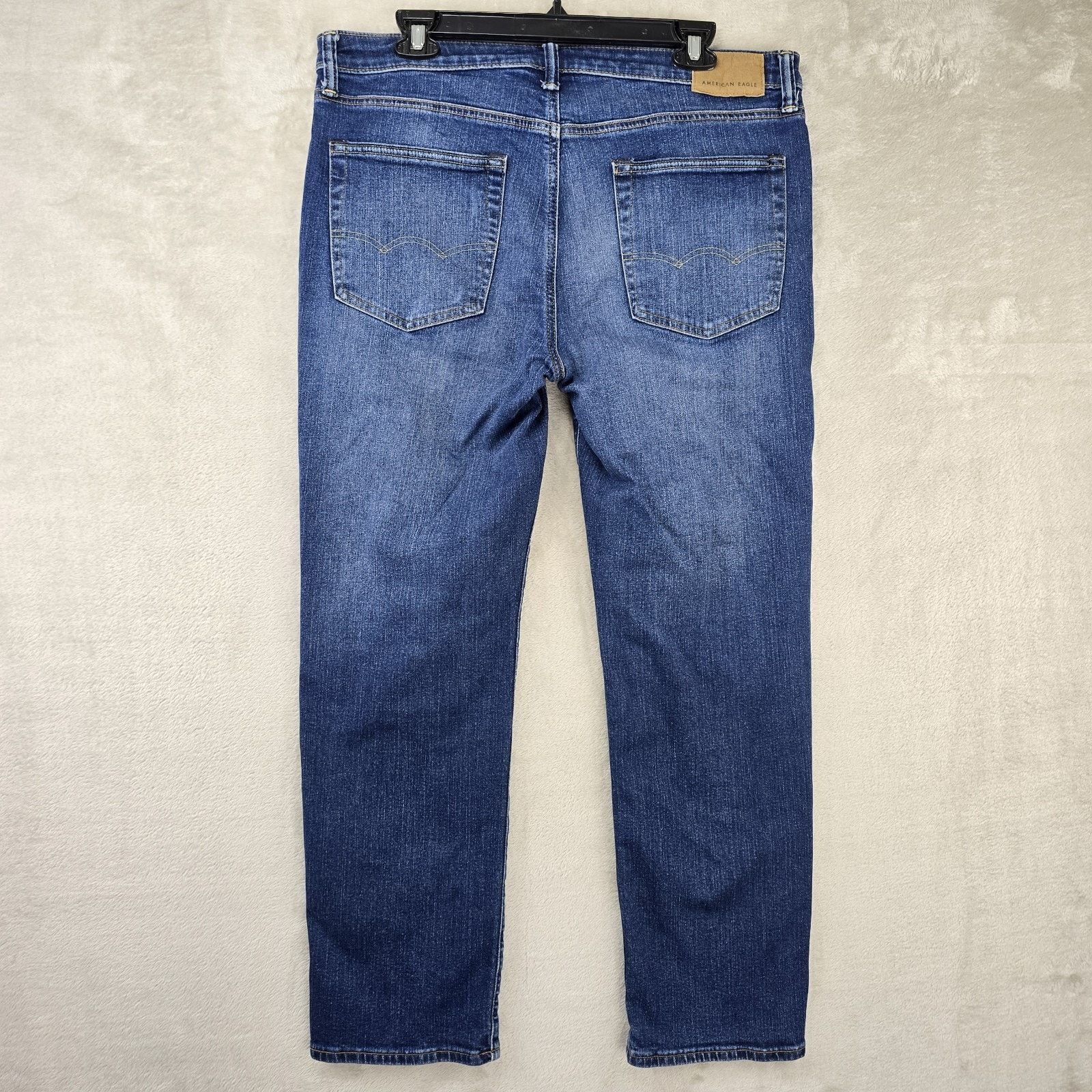 American Eagle Outfitters American Eagle Original Straight Jeans 33x30 (Fits 35x28) Size US 33 - 7 Thumbnail
