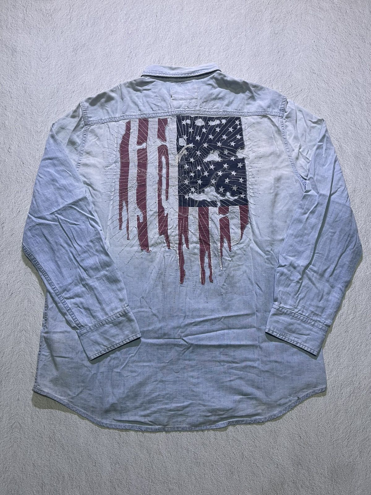 Denim & Supply Ralph Lauren VINTAGE RALPH LAUREN long sleeve shirt Size US L / EU 52-54 / 3 - 1 Thumbnail