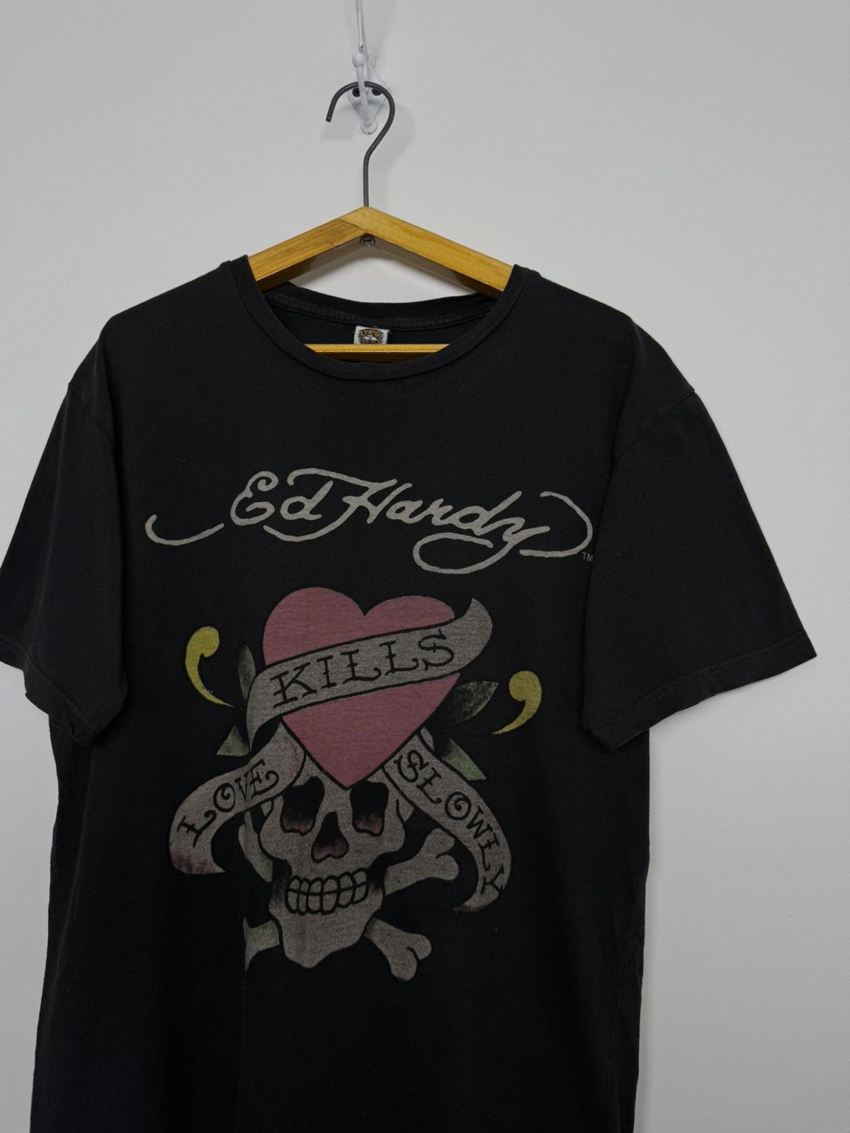 Ed Hardy Vintage Y2k Rare Ed Hardy T-Shirt 00’s Size US S / EU 44-46 / 1 - 7 Thumbnail