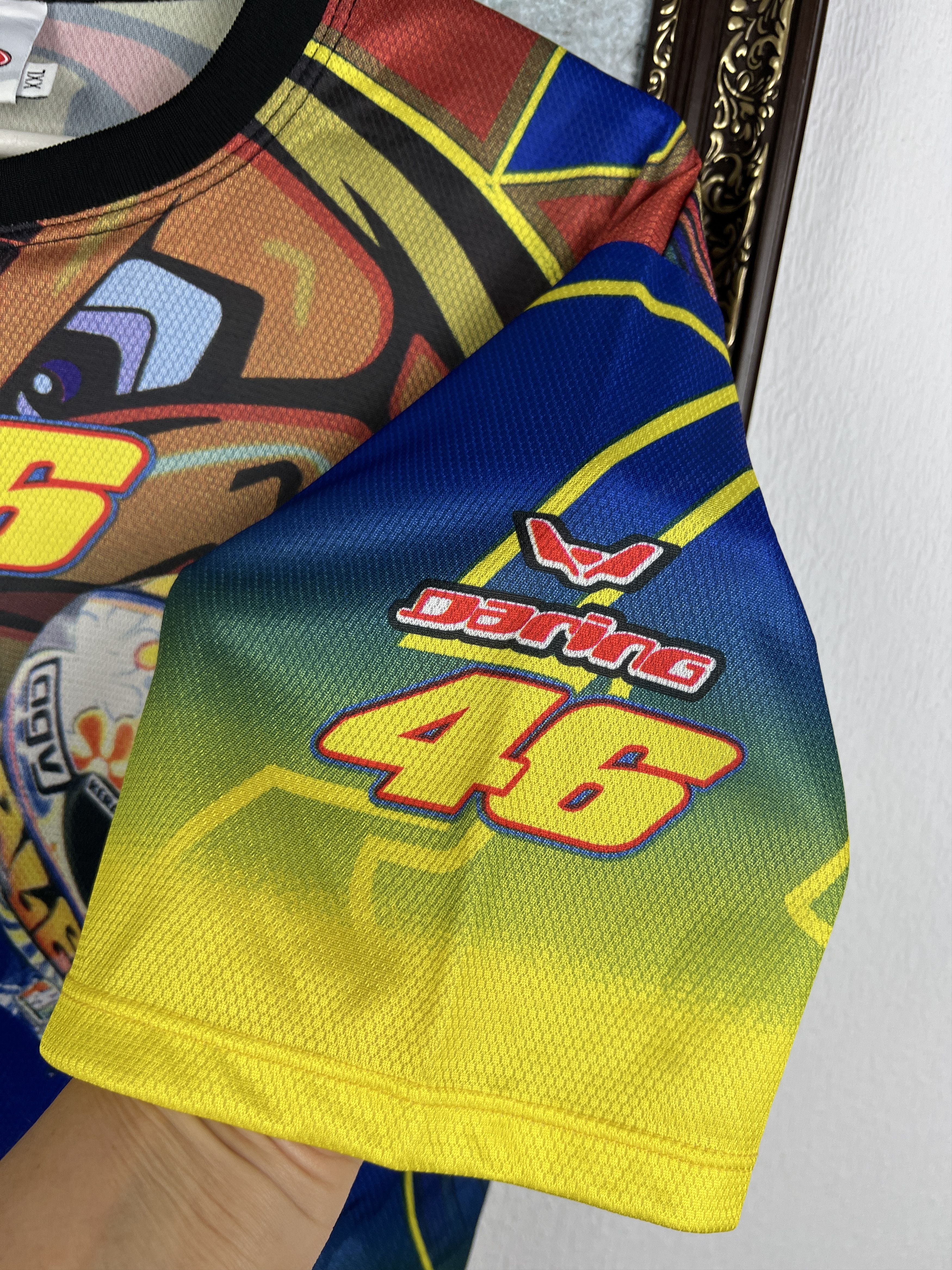 Vintage Yamaha Valentino Rossi VR46 The Doctor Graphic AllOver Print Size US XXL / EU 58 / 5 - 5 Thumbnail