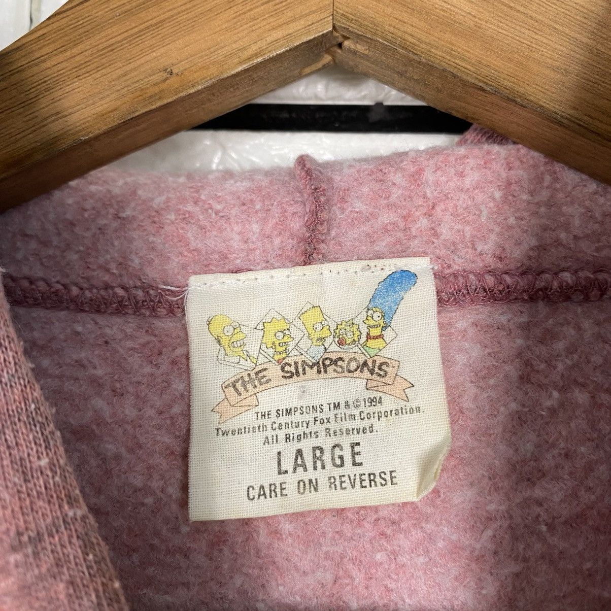 Japanese Brand 📌Vintage Hoodie Pull Over Bart Simpsons Big Logo Size US L / EU 52-54 / 3 - 18 Thumbnail