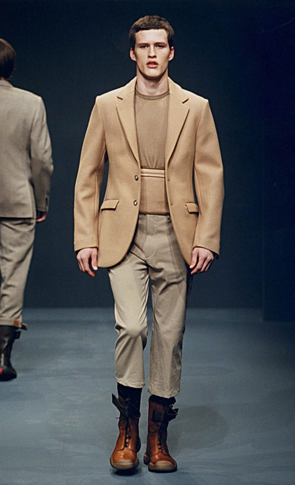 Prada Prada FW2000 technical motorbike wool cropped runway pant Size US 30 / EU 46 - 1 Thumbnail