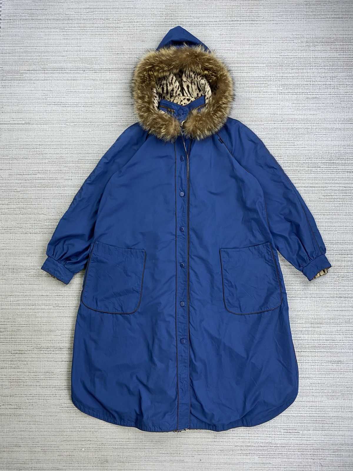 Issey Miyake Vintage Madam Goji Leopard Faux Fur Hoodie Long Jacket Size US M / EU 48-50 / 2 - 2 Thumbnail
