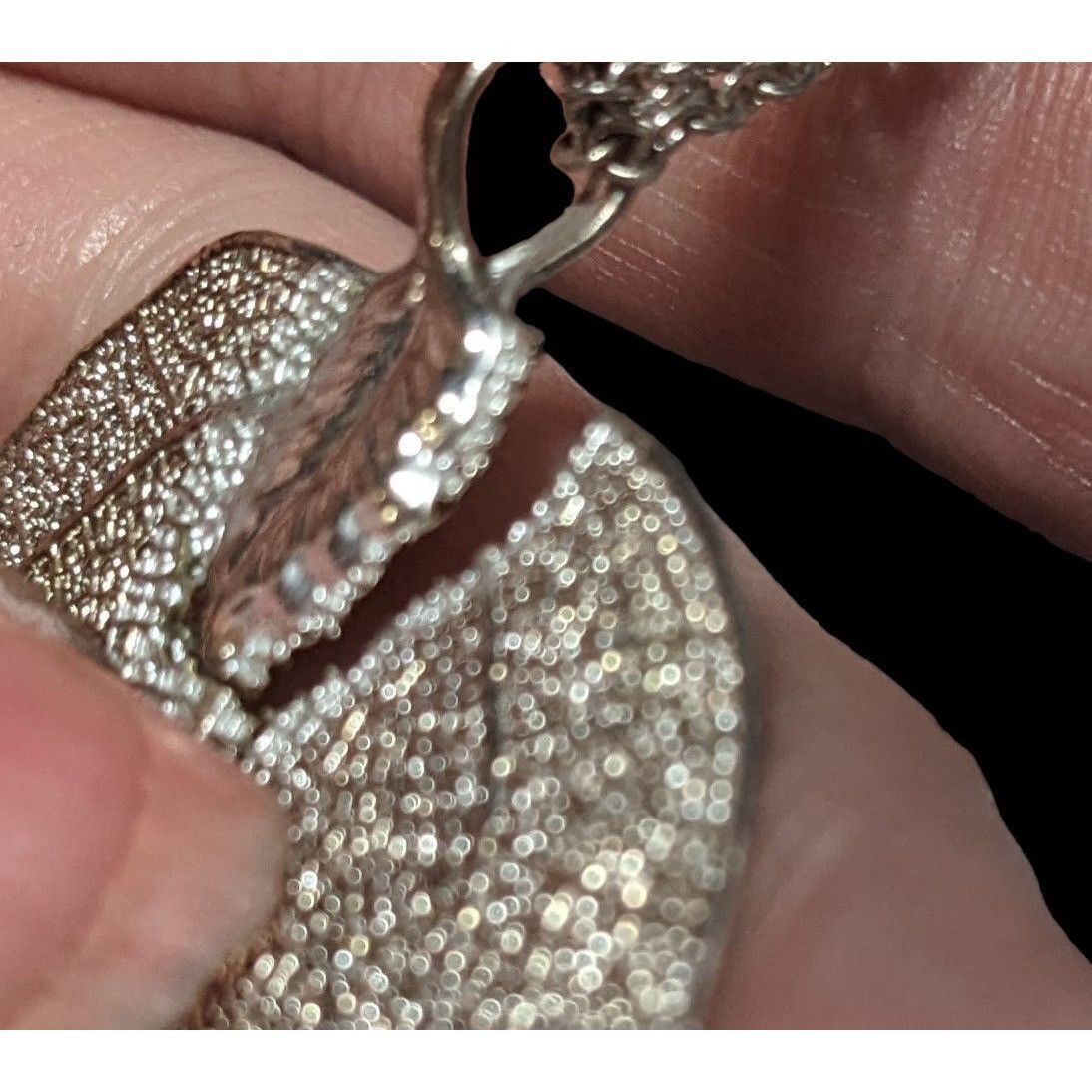 Other Vintage Silver Electroplated Leaf Necklace Size ONE SIZE - 5 Thumbnail