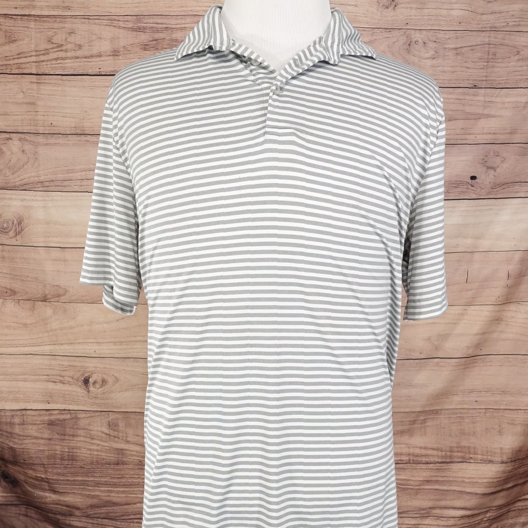 RLX Ralph Lauren Vintage RLX Ralph Lauren Polo Shirt Men Large Short Sleeve Striped Wicking Golf Casual Size US L / EU 52-54 / 3 - 4 Thumbnail