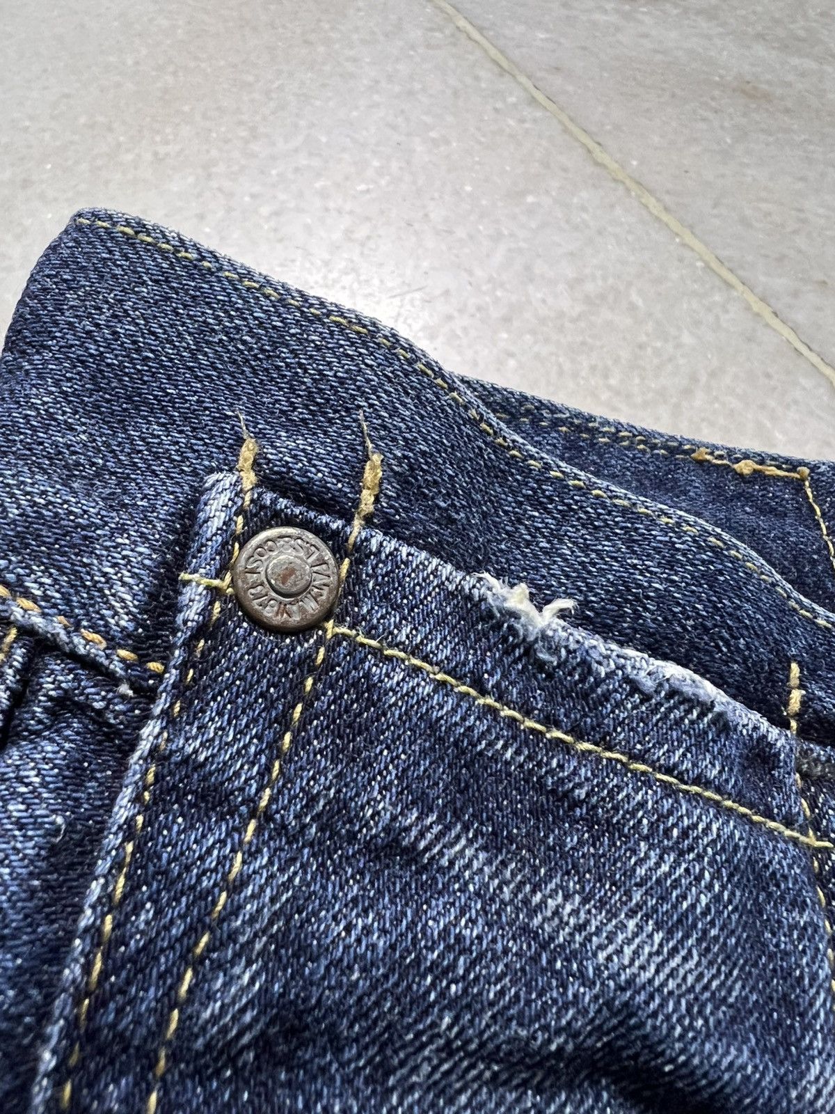 Levi's × Levi's Vintage Clothing 💥Baggy💥Vintage 90’s-00 Levis Lpc Distress Jeans Very Rare Size US 28 / EU 44 - 10 Thumbnail