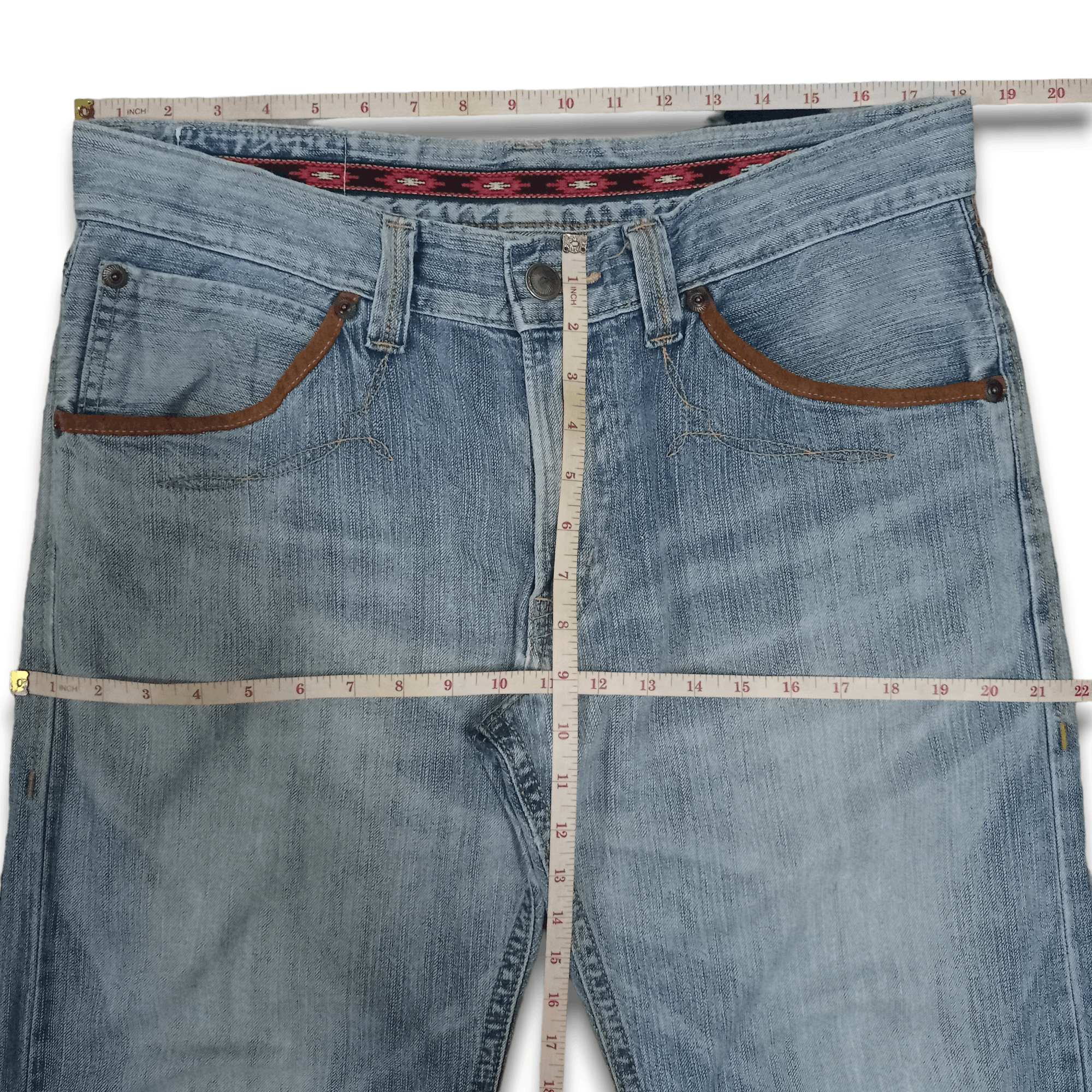 Edwin Exclusive Vintage Edwin Japan Distressed Baggy Jeans 36x32 Size US 36 / EU 52 - 10 Thumbnail