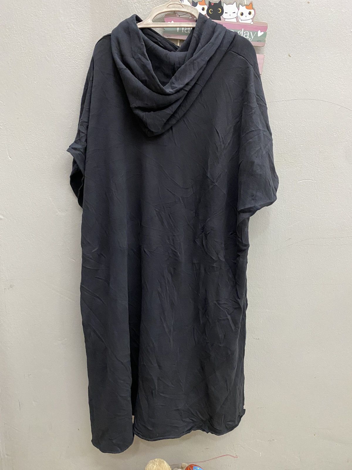 Yohji Yamamoto Y’s Yohji Yamamoto Hooded Tunic Poncho / Washed Black Size US M / EU 48-50 / 2 - 7 Thumbnail