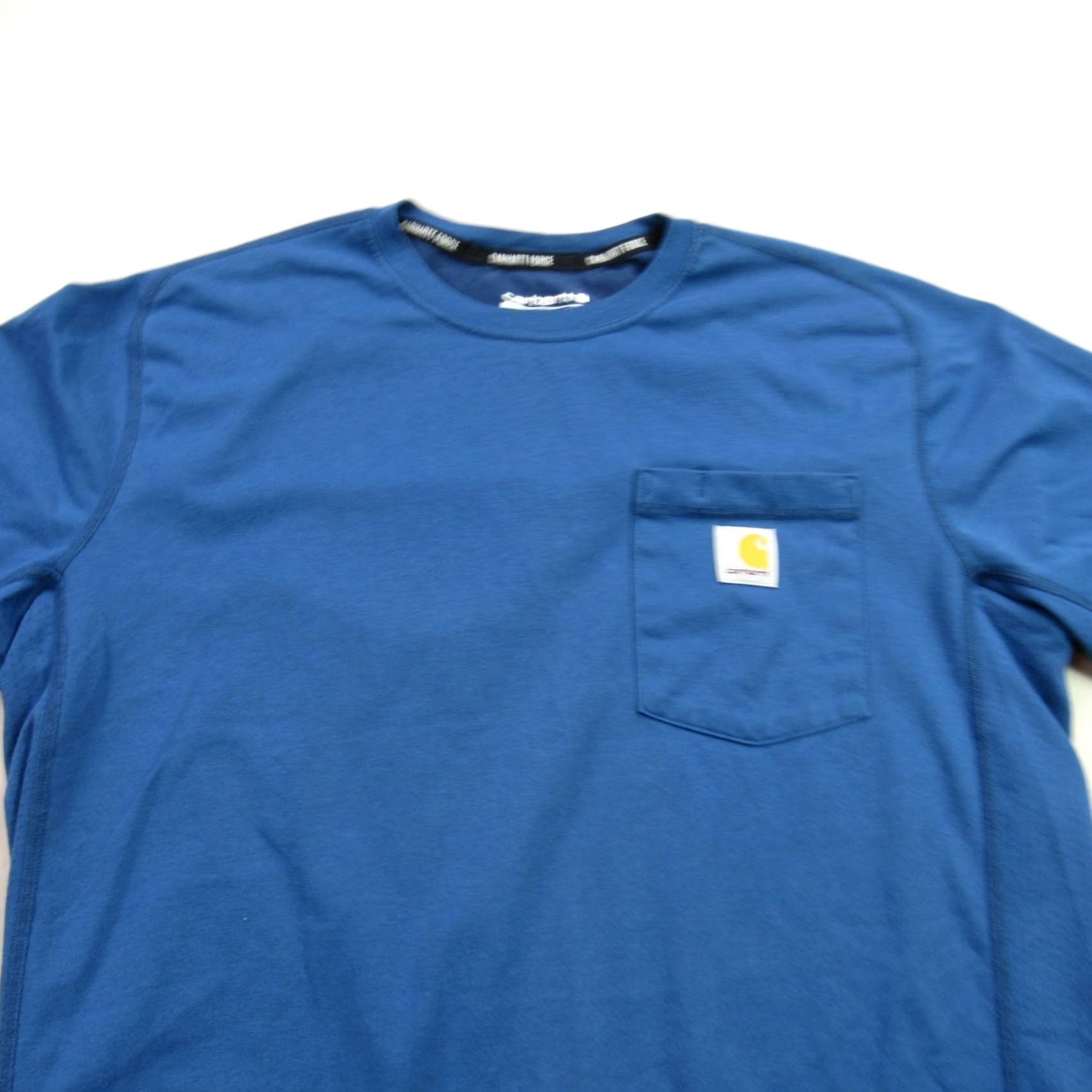 Carhartt Carhartt Shirt Medium Blue Relaxed Pocket Short Sleeve Crew Neck Mens Size US M / EU 48-50 / 2 - 3 Thumbnail