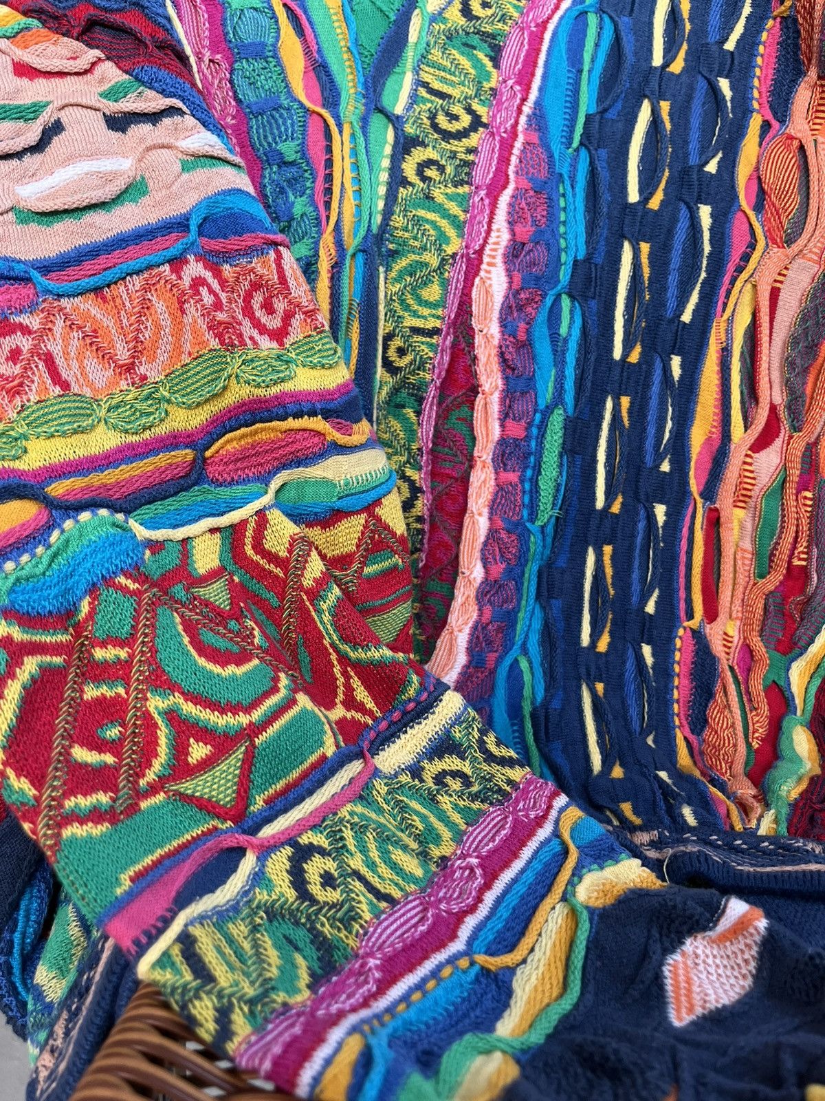 Coogi Rare Vintage 90s Coogi 3D Knit Sweater Rainbow Unicorn Size US M / EU 48-50 / 2 - 6 Thumbnail