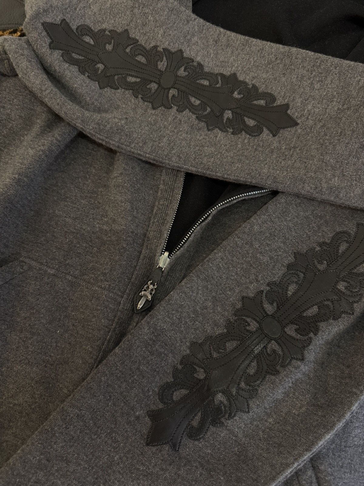 Chrome Hearts 1 of 1 HERMES x CHROME HEARTS CASHMERE JACKET HOODIE Size US XXL / EU 58 / 5 - 14 Thumbnail