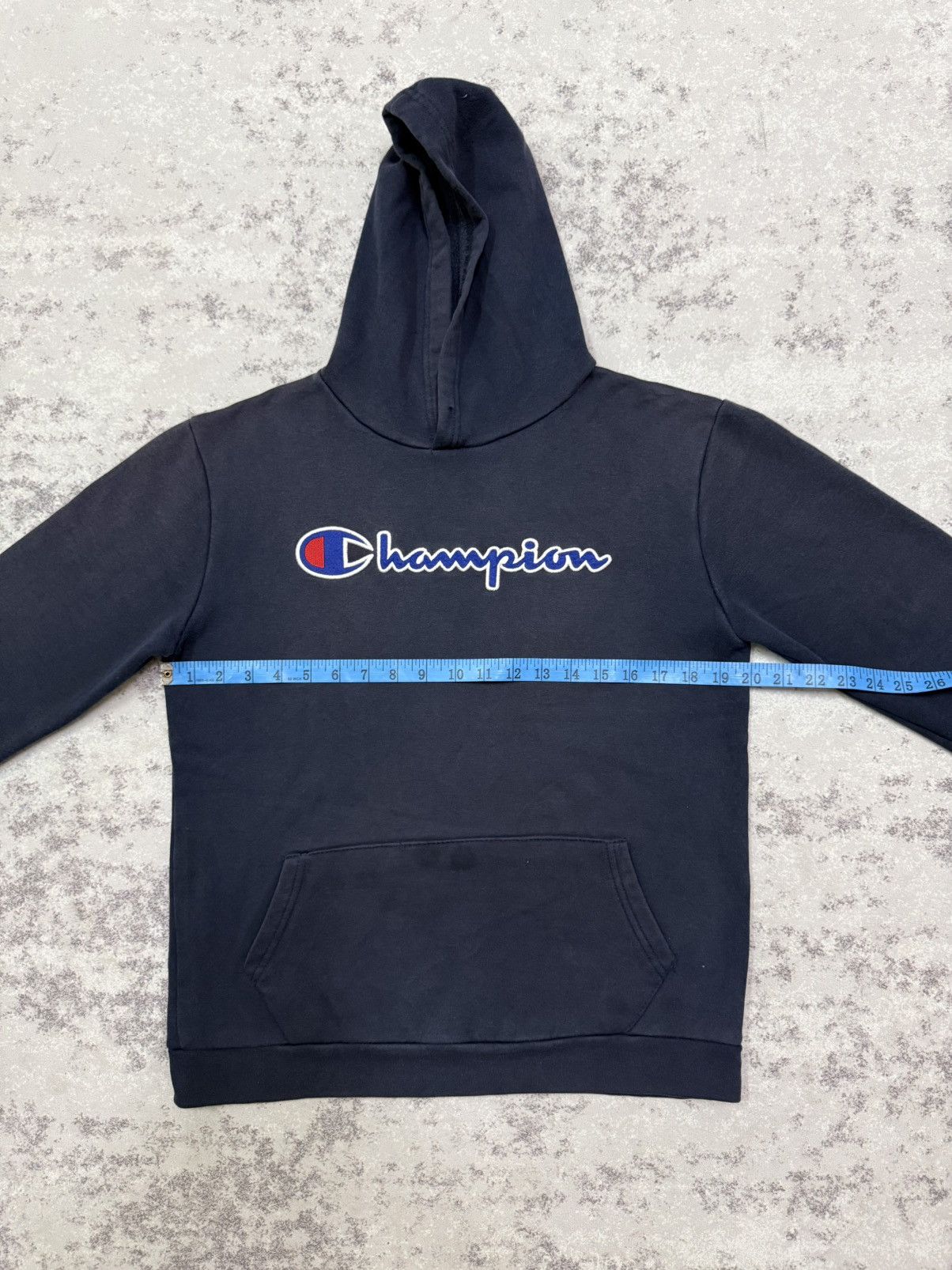 Champion CHAMPION REVERSE WEAVE FADED BLUE PULLOVER SWWATER HOODIE Size US S / EU 44-46 / 1 - 13 Thumbnail