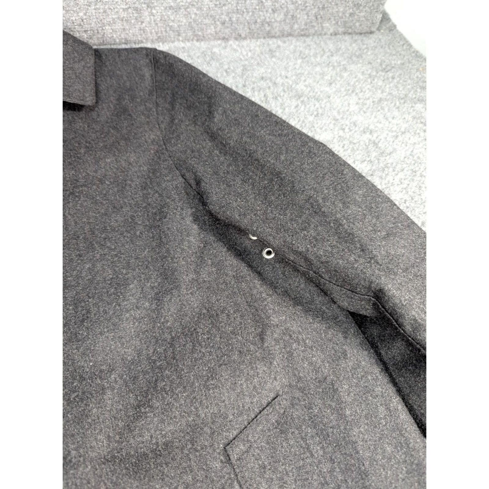 J.Crew J.CREW Mackintosh Dunkeld Coat Gray Rain Trench Jacket Sz. M Men Wool Regular Flawless Condition Size US M / EU 48-50 / 2 - 3 Thumbnail