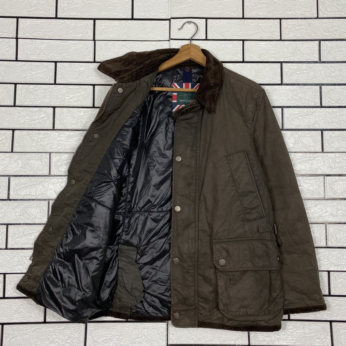 Japanese Brand Vintage Hunting Wax Jacket Blanket Henry Cotton Issey Miyake Size US S / EU 44-46 / 1 - 13 Thumbnail
