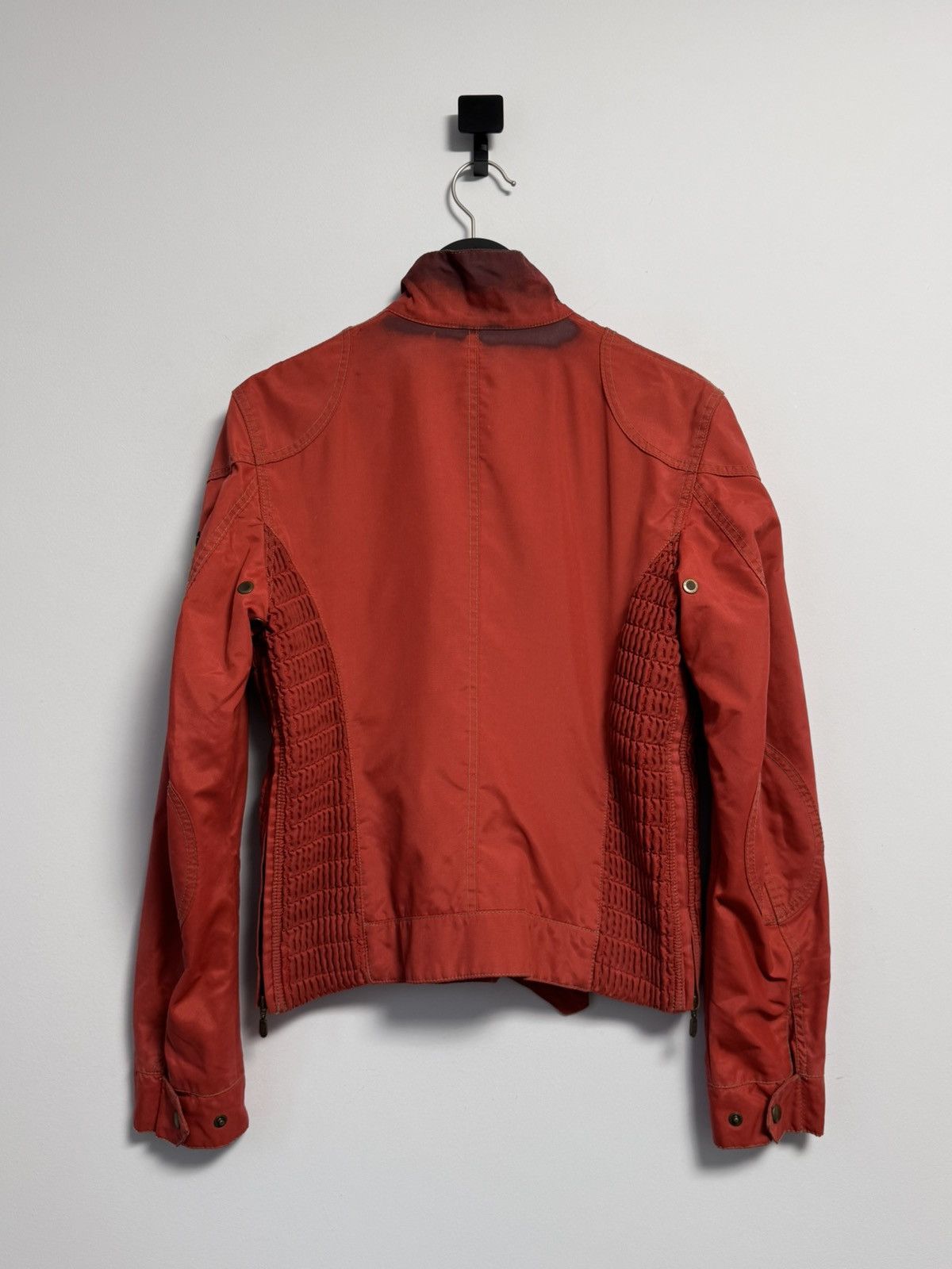 Belstaff × Vintage Belstaff Gold Label Cropped Moto Jacket Ramones Size L / US 10 / IT 46 - 15 Thumbnail