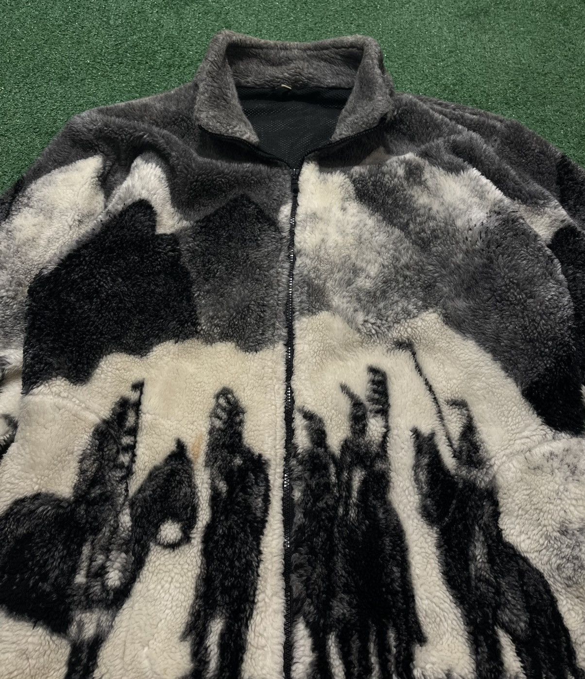 Native × Vintage Native Print Fleece Vintage Horses Size US XL / EU 56 / 4 - 3 Thumbnail