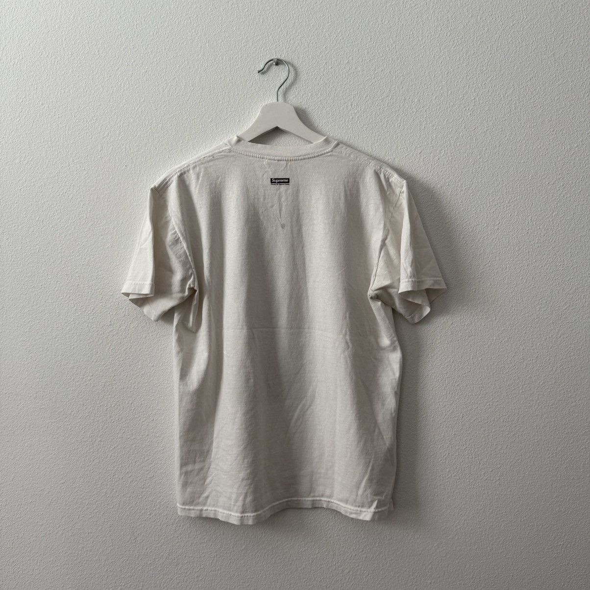 Supreme Supreme Men's White and Cream T-shirt Size US M / EU 48-50 / 2 - 3 Thumbnail