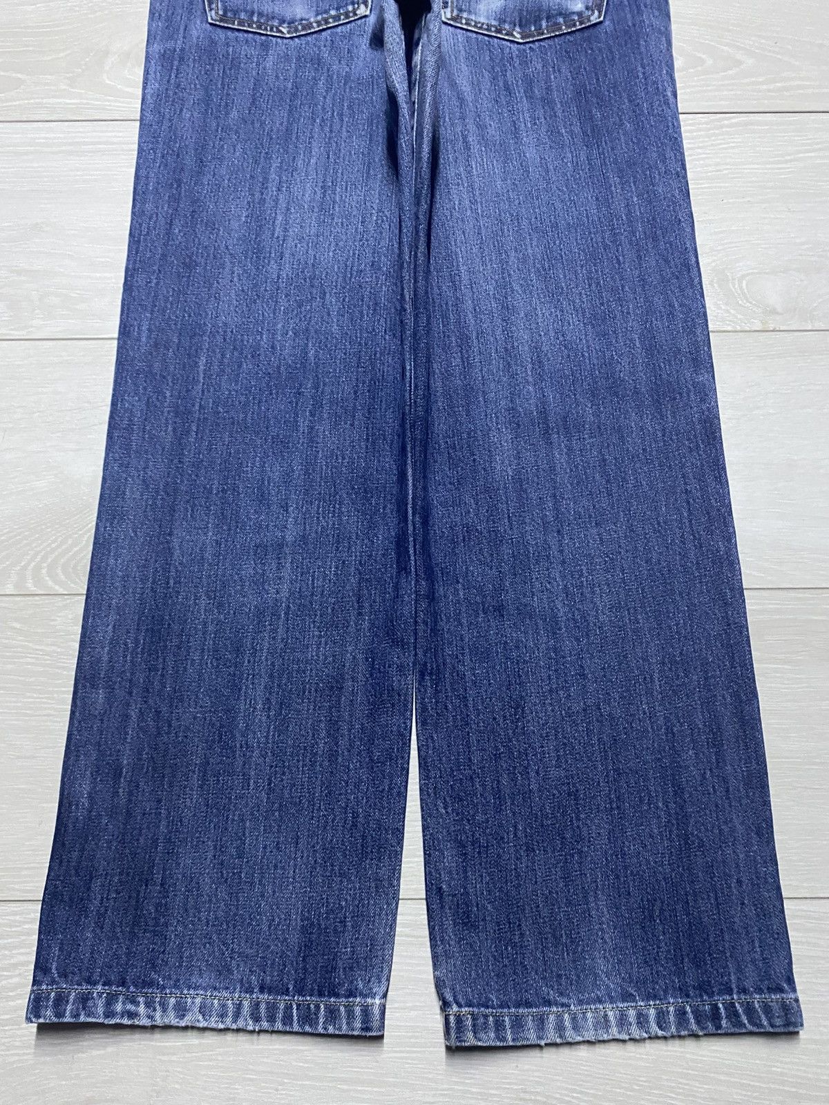 Undercover × Uniqlo Uniqlo S-002 Blue Wash Loose Jeans Size US 32 / EU 48 - 6 Thumbnail